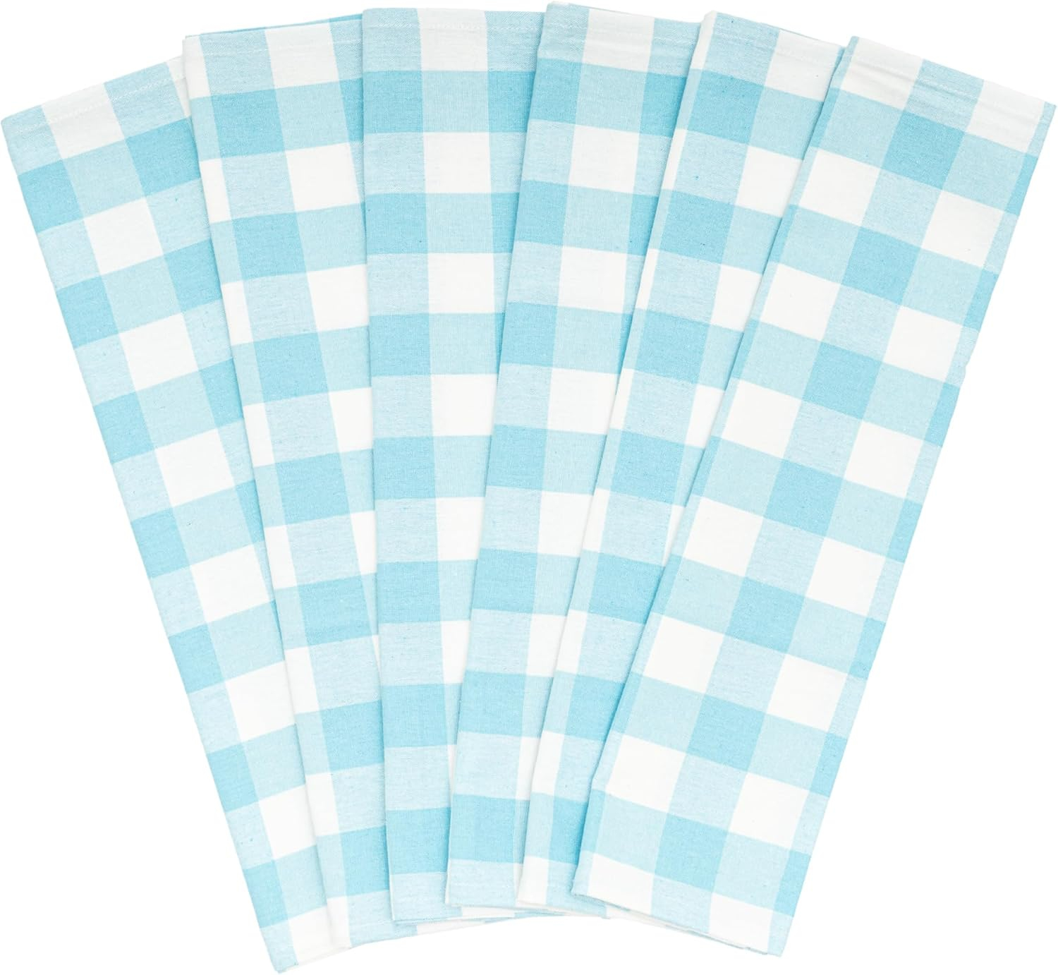 Taupe Kitchen Towels - 100% Cotton, 30"x20", Premium Taupe Dish Towels with Hanging Loop for Stylish Kitchen - Soft, Absorbent and Classic Plaid Pattern Taupe Tea Towels (6 Pack)