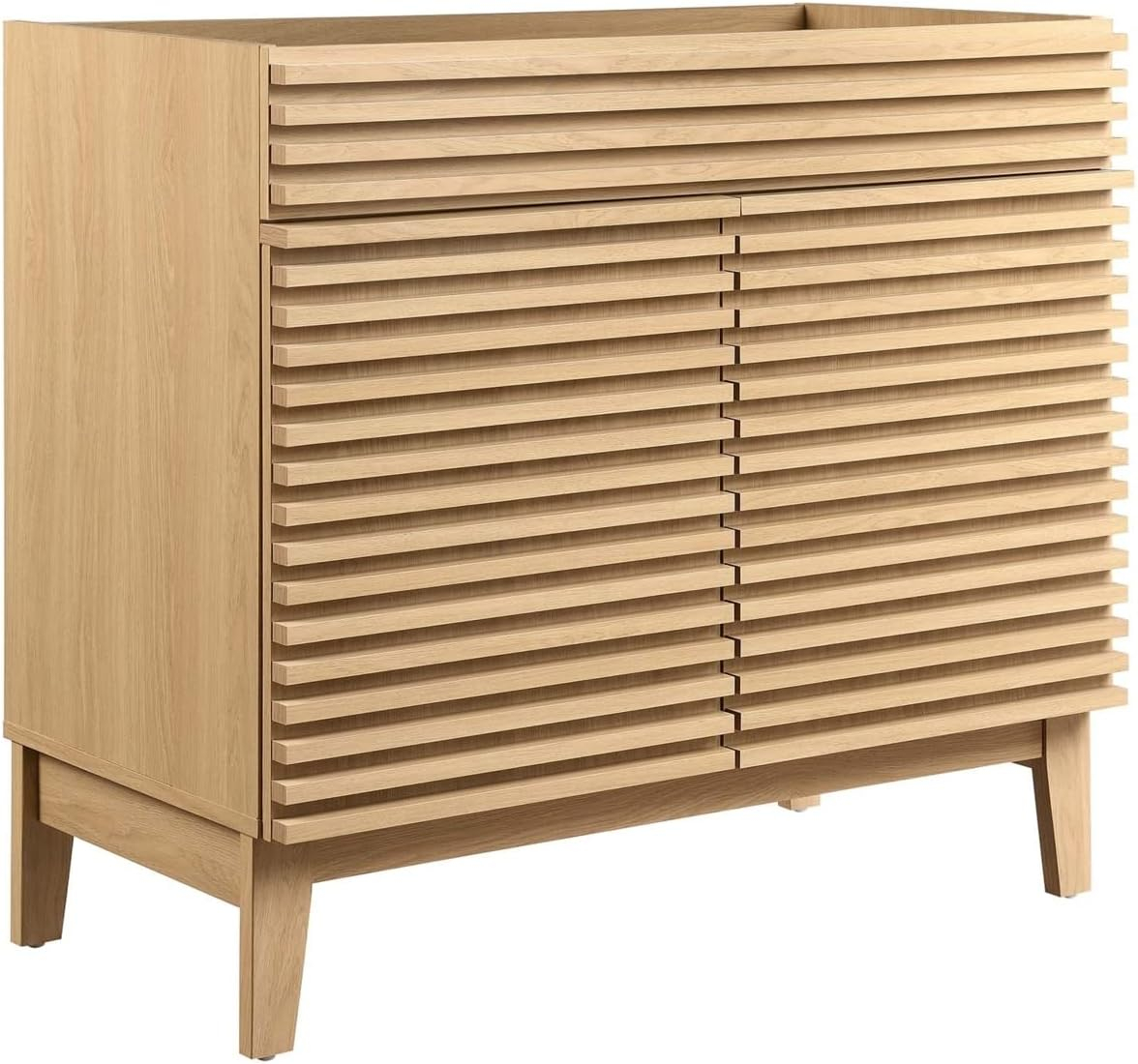 Modway Render 36" Bathroom Vanity Cabinet in Oak
