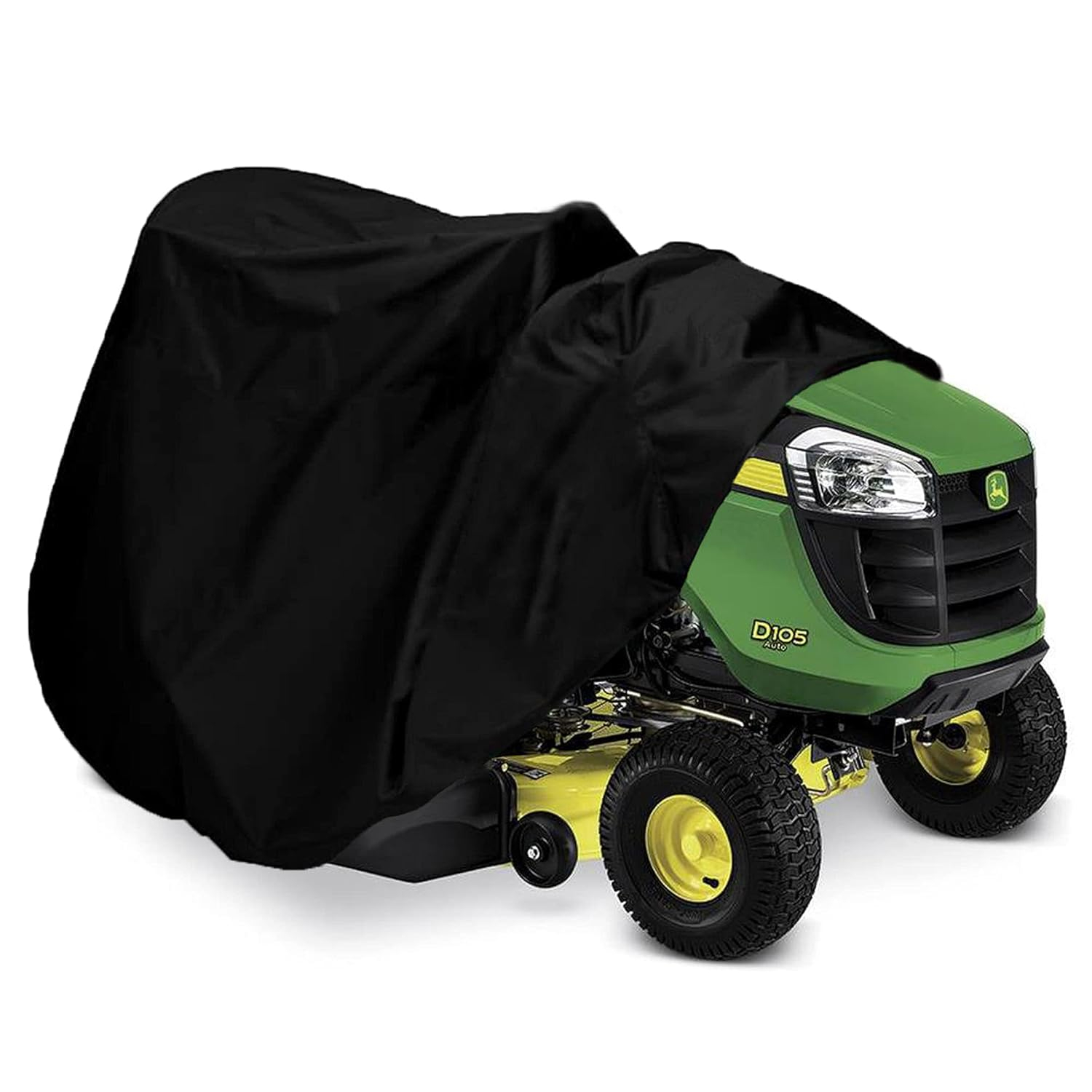 Riding Lawn Mower Cover, Waterproof Tractor Cover Fits Decks up to 54",Heavy Duty 420D Polyester Oxford, Durable, UV, Water Resistant Covers for Your Rider Garden Tractor Outdoor Lawn Mower Storage