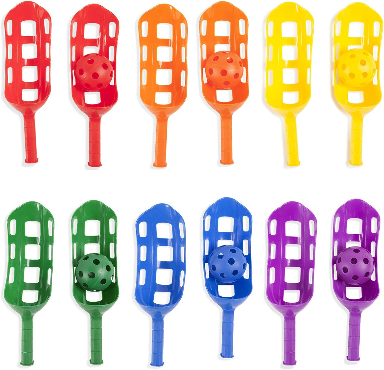 Colorful Plastic Scoop Ball Set for Outdoor Fun