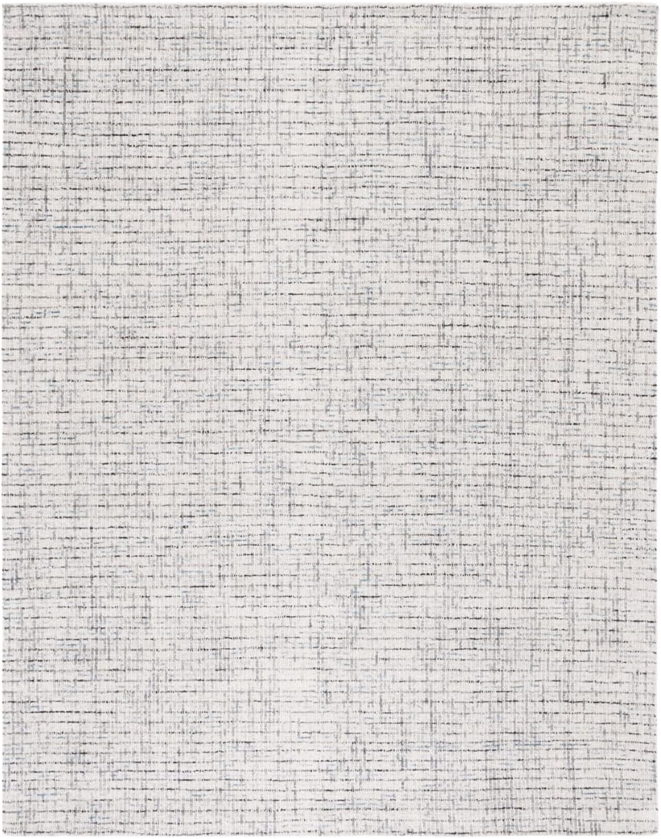 SAFAVIEH Abstract Delia Geometric Wool Area Rug, Grey/Ivory, 9' x 12'