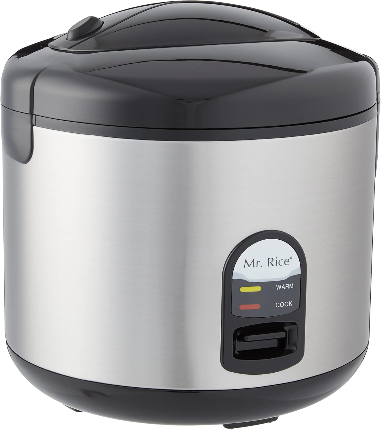 Mr. Rice 10-Cup Stainless Steel Electric Rice Cooker with Steamer
