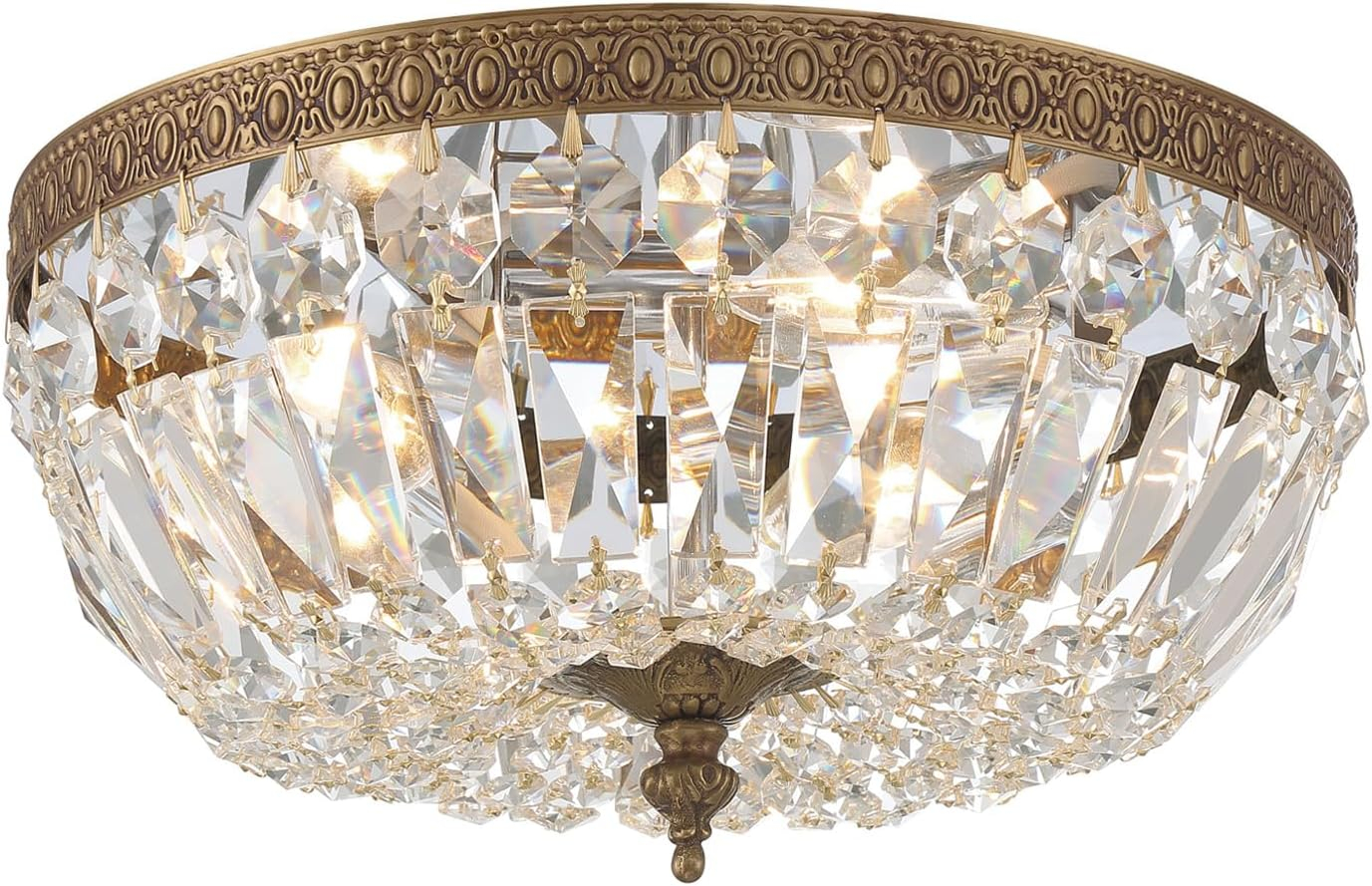 Crystorama Lighting - Three Light Ceiling Mount - Ceiling Mount - Three Light