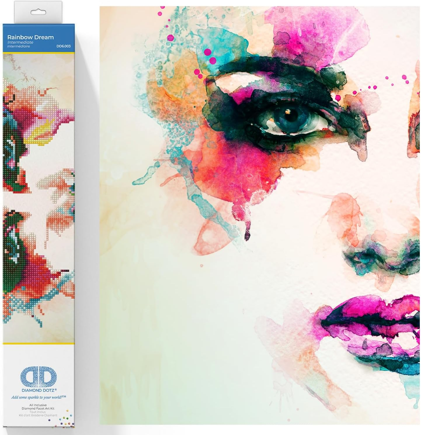 Diamond Dotz Rainbow Dream Diamond Painting Kits for Adults - Diamond Art Kits a Relaxing Creative Craft Kit with Dotz Gems 11x16