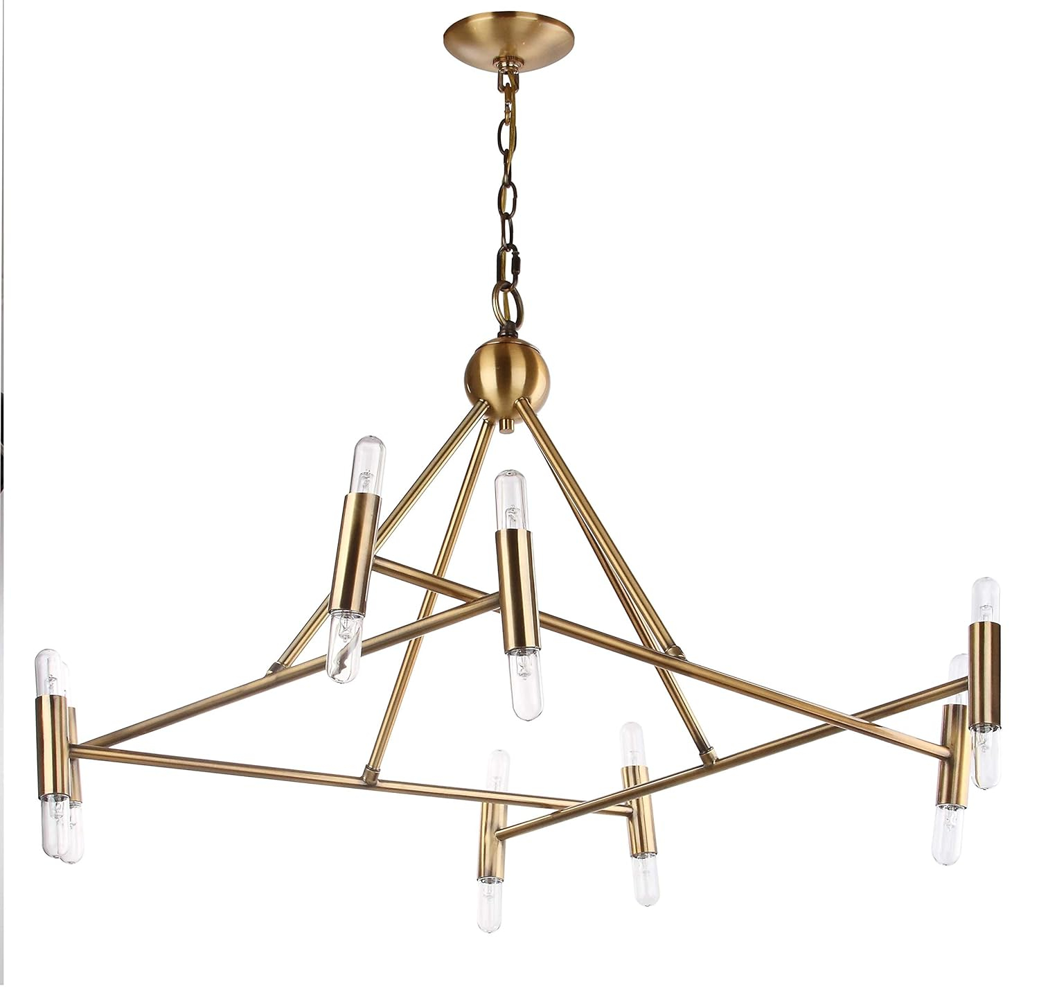 Hegarty 16 Light 36" Chandelier - CHA4006 - Brass - Safavieh