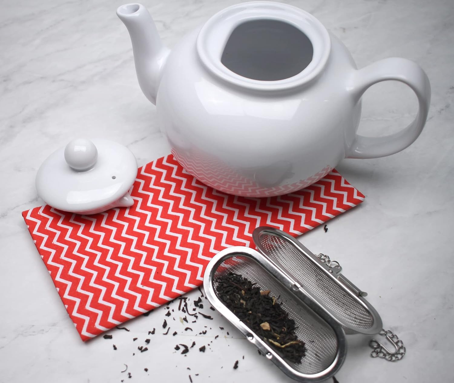Design Imports Stainless Steel Tea Accessory