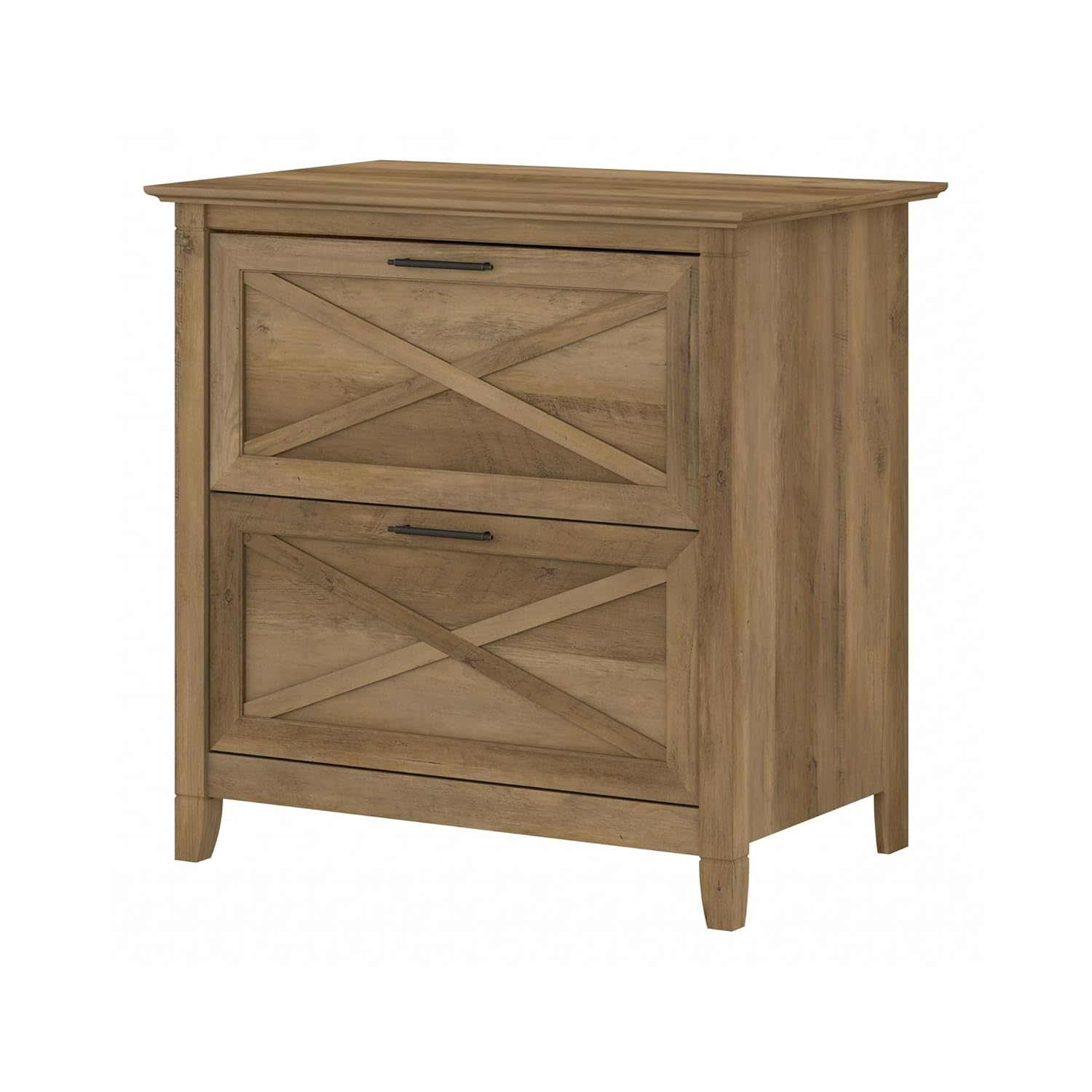 Bush Furniture Key West Lateral File Cabinet, 2 Drawer, Reclaimed Pine