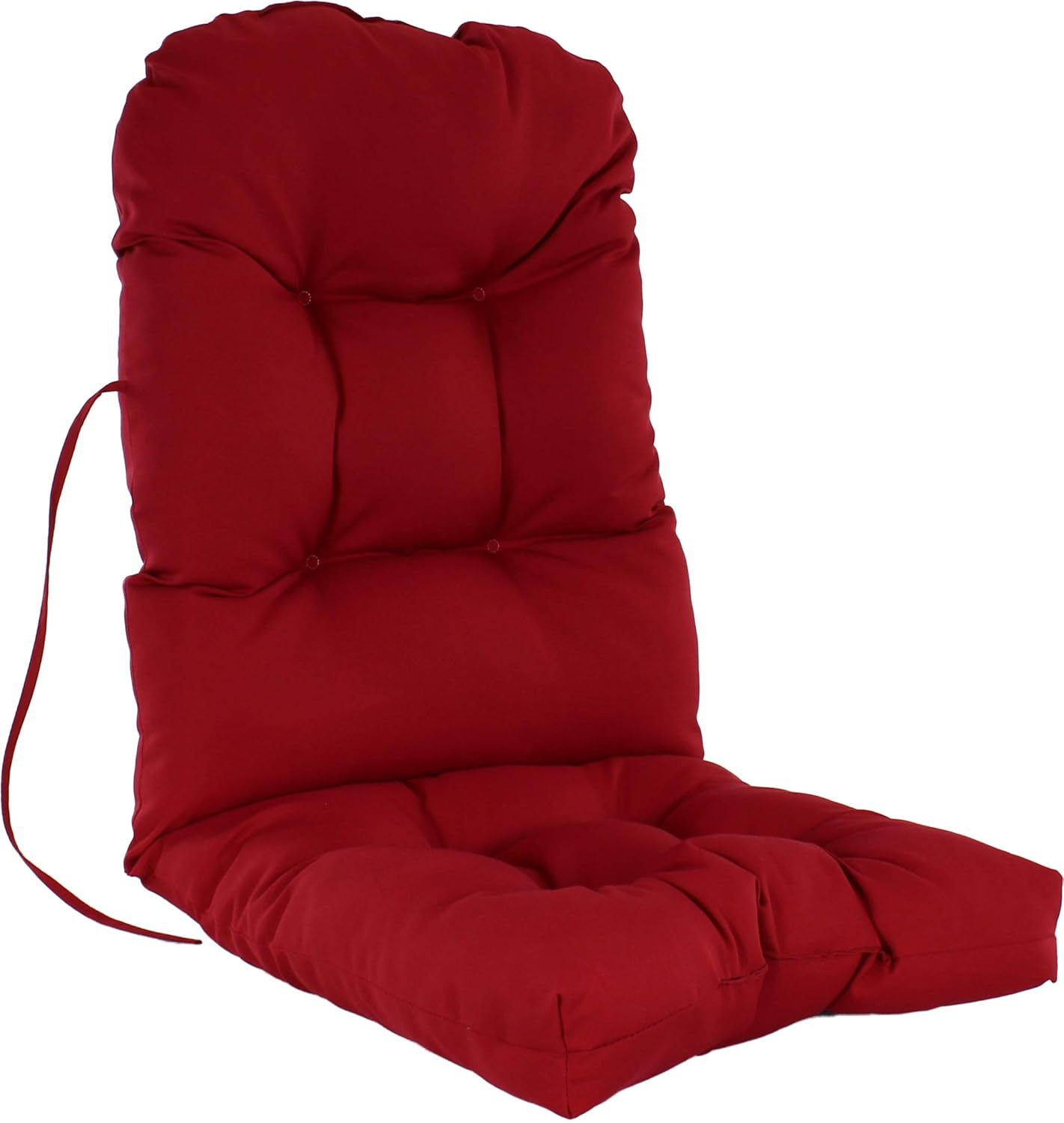 College Covers Everything Comfy Red Indoor Outdoor Adirondack Cushion Patio Chair Cushion