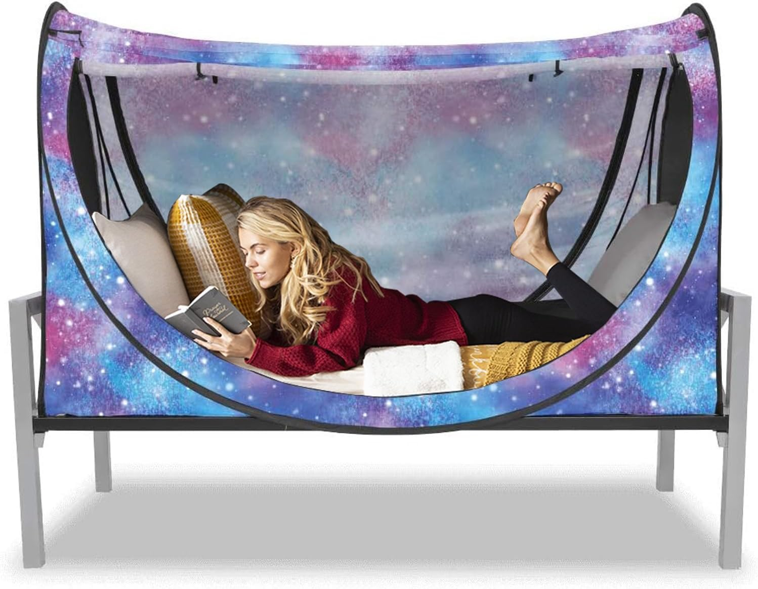 Privacy Pop Eclipse Bed Tent - Twin/Unicorn Galaxy