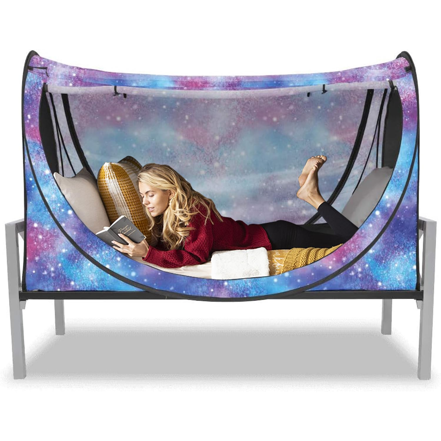 Privacy Pop Eclipse Bed Tent - Twin/Unicorn Galaxy