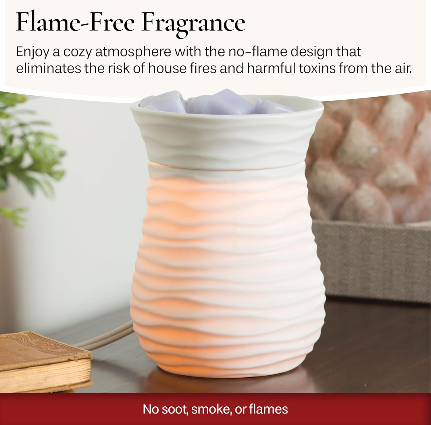 CANDLE WARMERS ETC. Illumination Fragrance Warmer, White Harmony