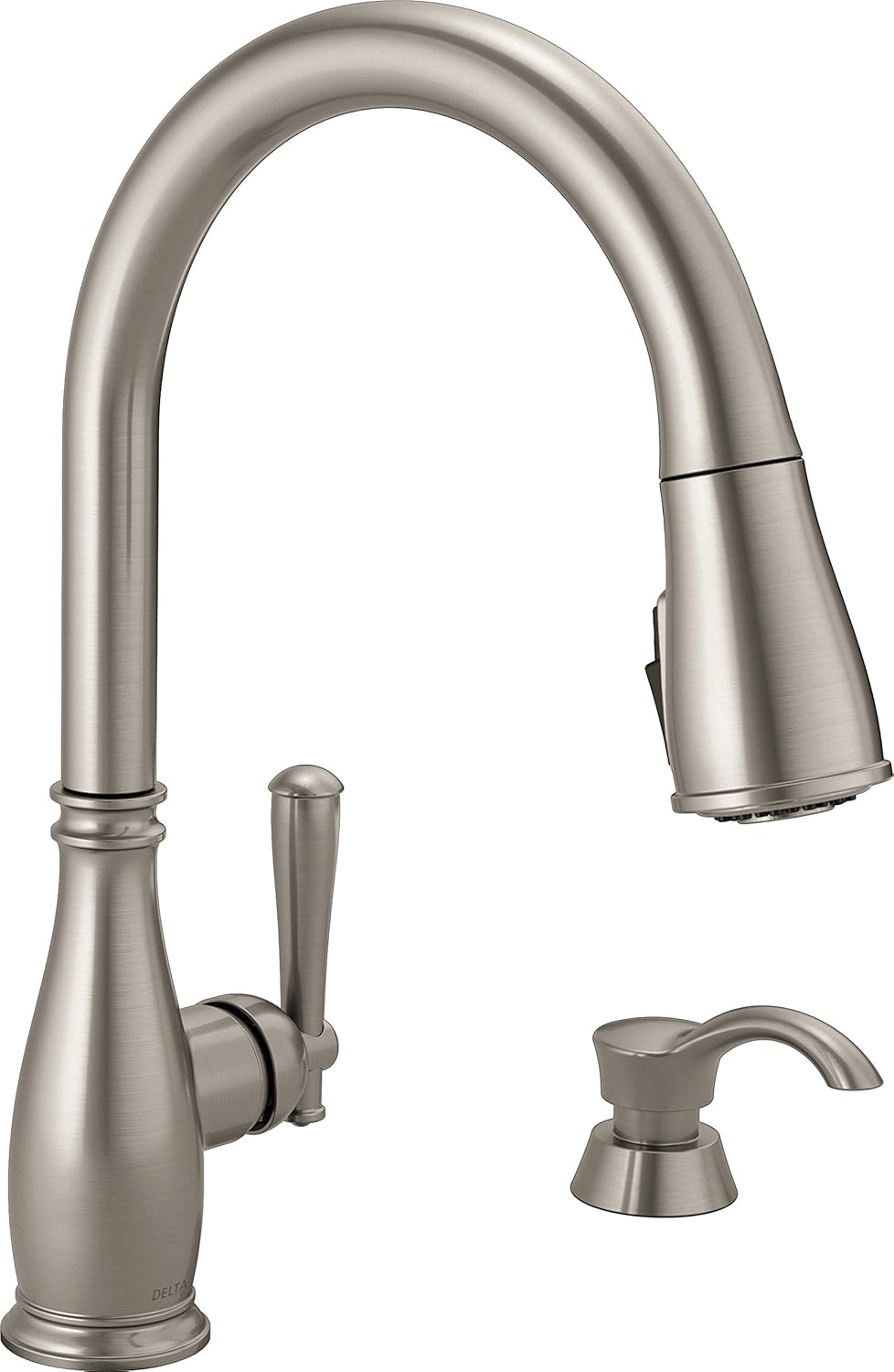 Delta Charmaine One Handle Stainless Steel Kitchen Faucet