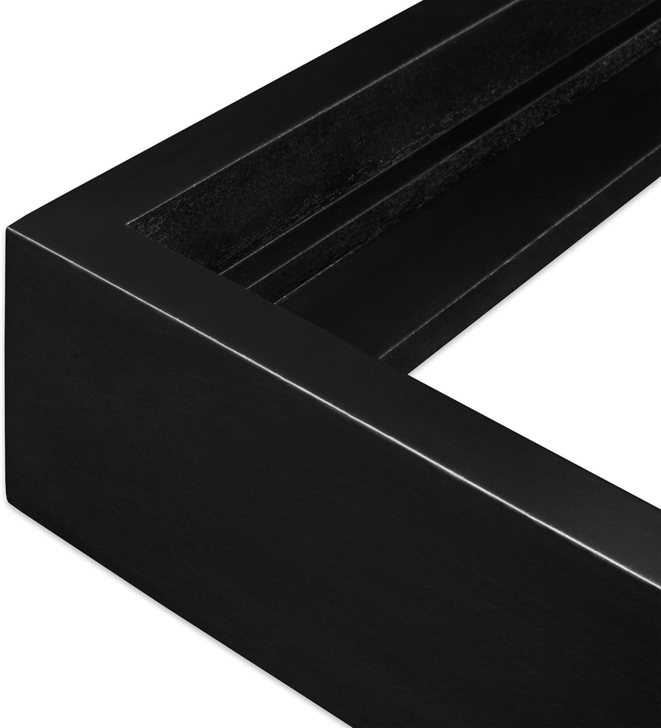 Ampersand Art Floaterframes Bold Edge (3/8" Face) 1-7/8" Frame Profile for 7/8" Deep Artwork 16" x 20" Black