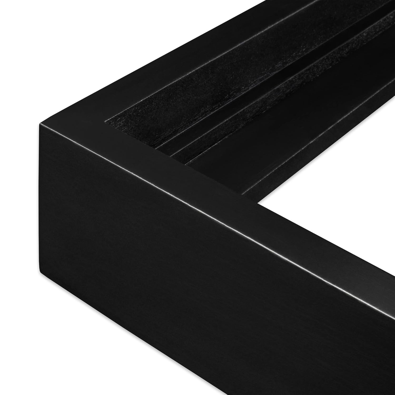 Ampersand Art Floaterframes Bold Edge (3/8" Face) 1-7/8" Frame Profile for 7/8" Deep Artwork 16" x 20" Black