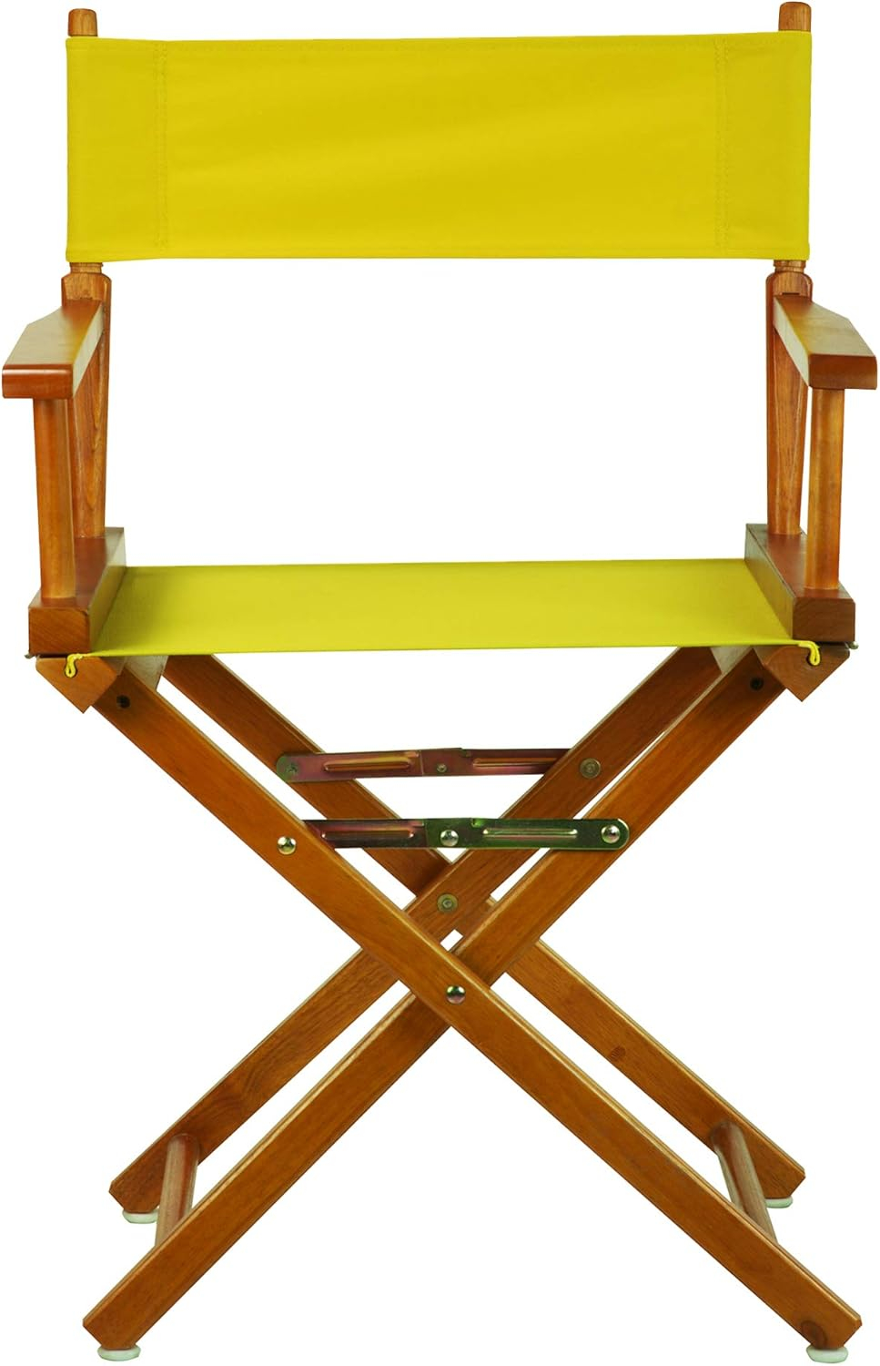 "18" Director's Chair Honey Oak Frame-Yellow Canvas"