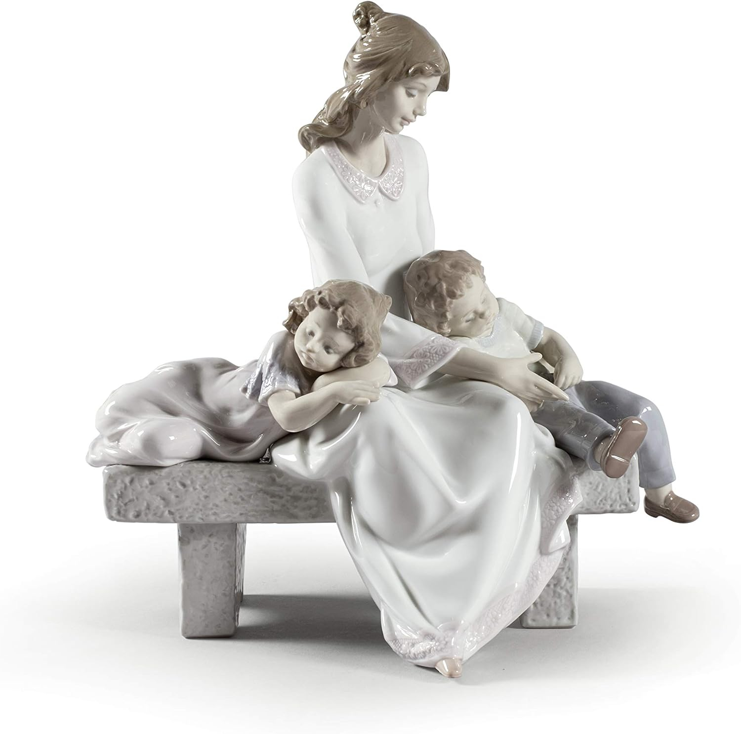 Pastel Gloss Porcelain 'Afternoon Nap' Figurine by Antonio Ramos