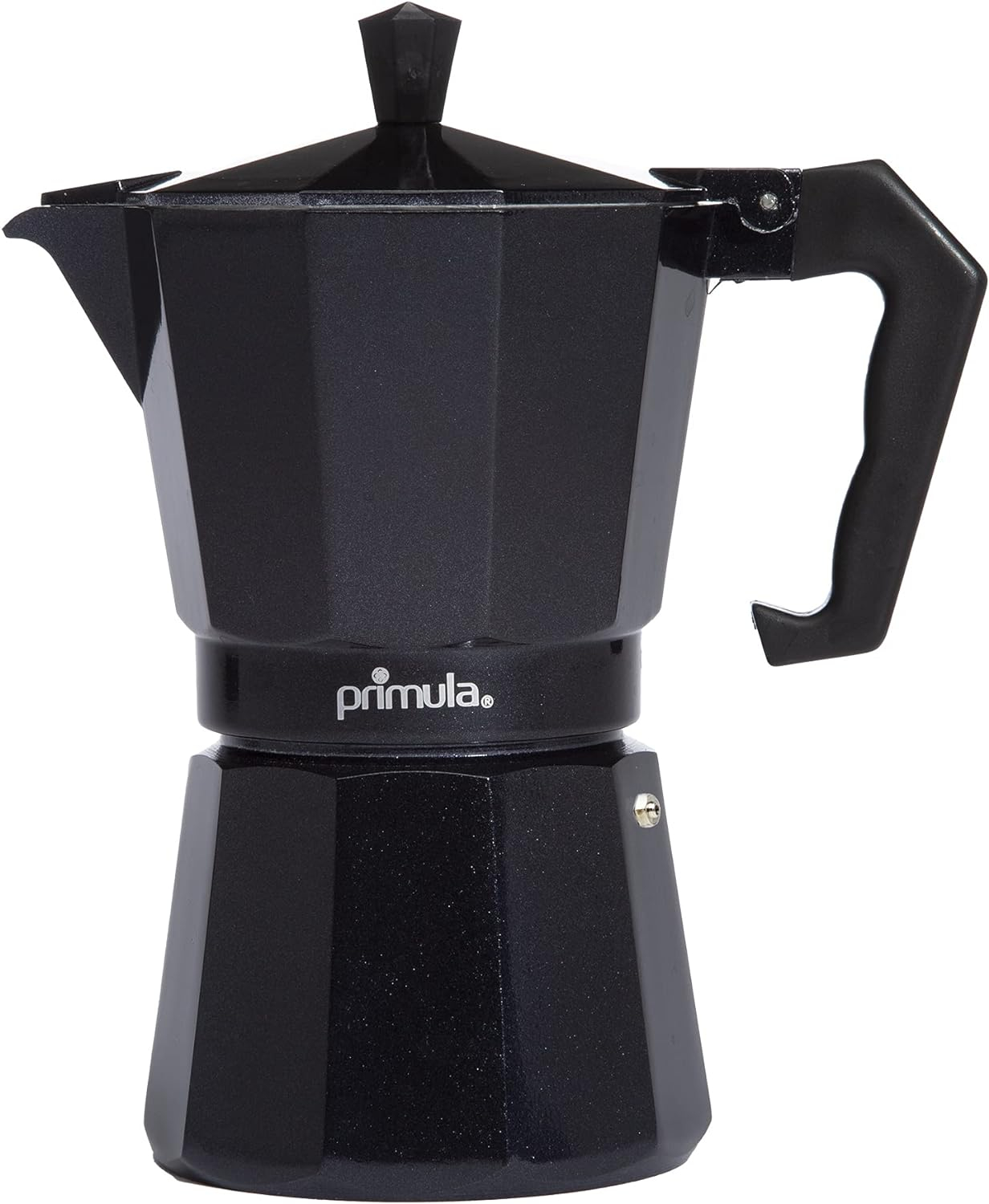 Primula PEBK-3306 6-Cup Aluminum Espresso Coffee Maker, Black