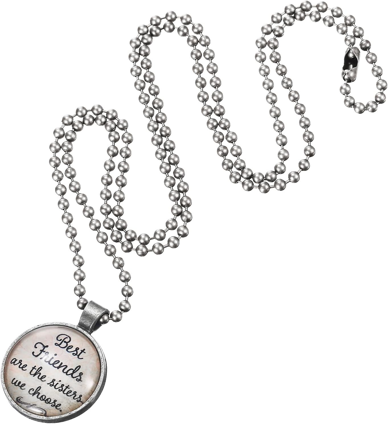 Shappy 10 Feets Beaded Ball Pull Chain Extension Roller Shade Bead Chain Extender with 10 Pieces Matching Connector for Window Blind Vertical Replacement (4.5 mm,Silver)
