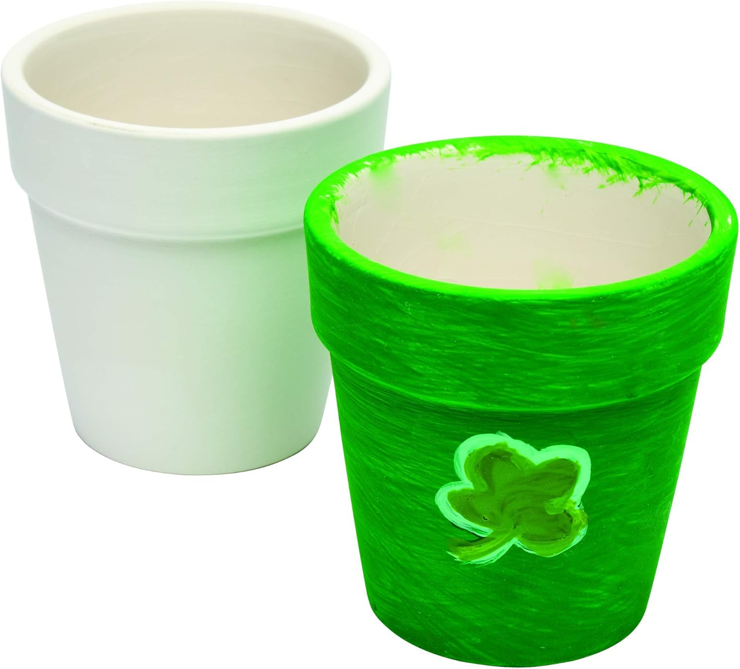 Colorations Ceramic Flower Pots - Set of 12