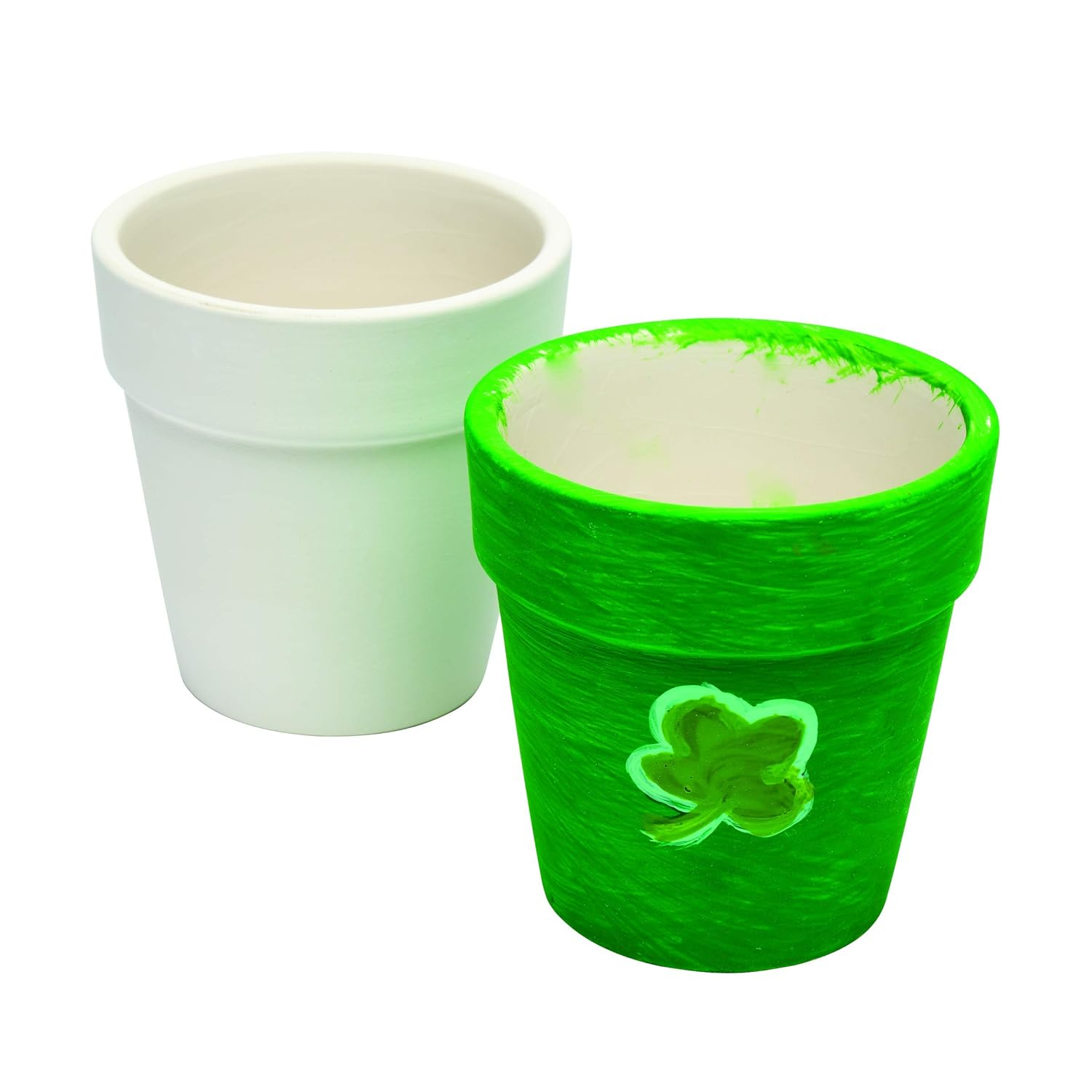 Colorations Ceramic Flower Pots - Set of 12