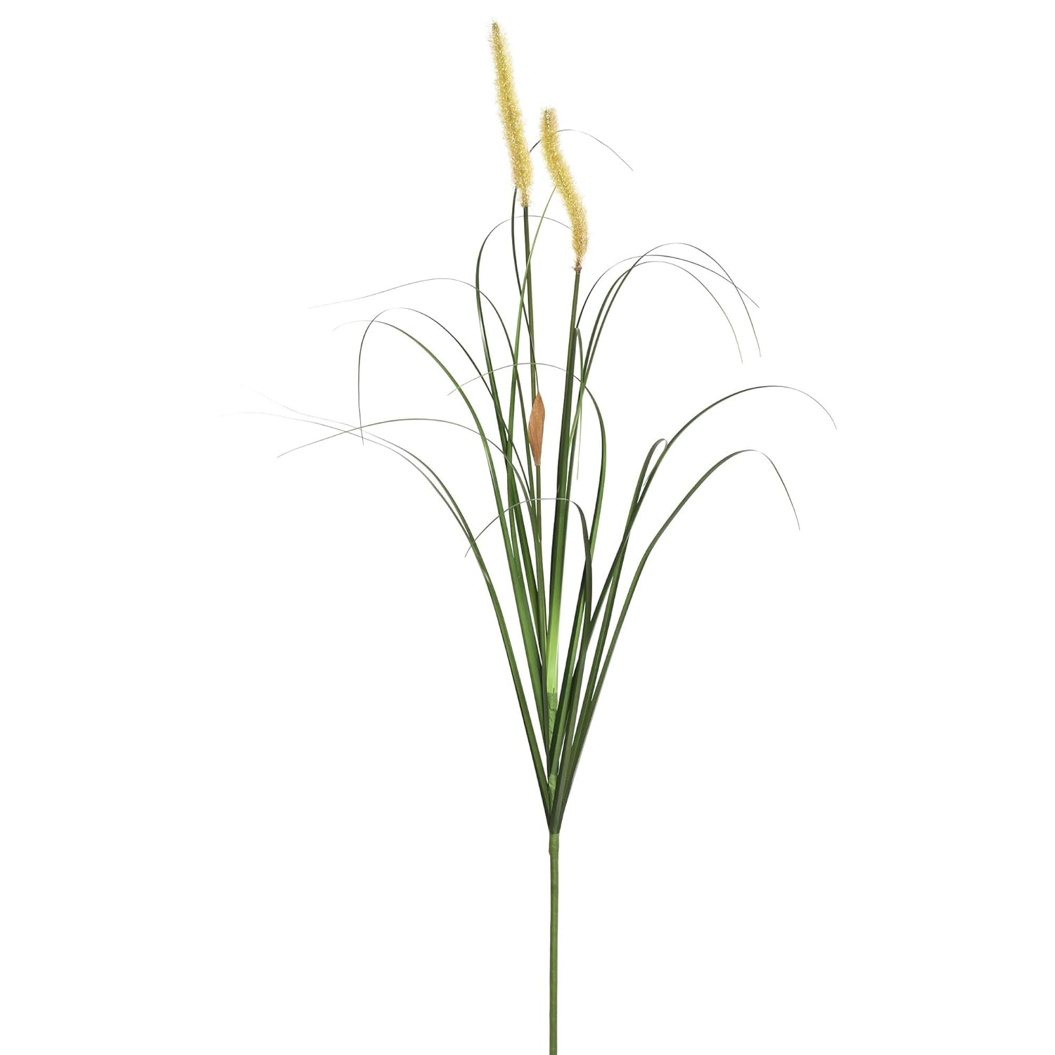 Vickerman 48" PVC Artificial Potted Green Foxtail Grass.