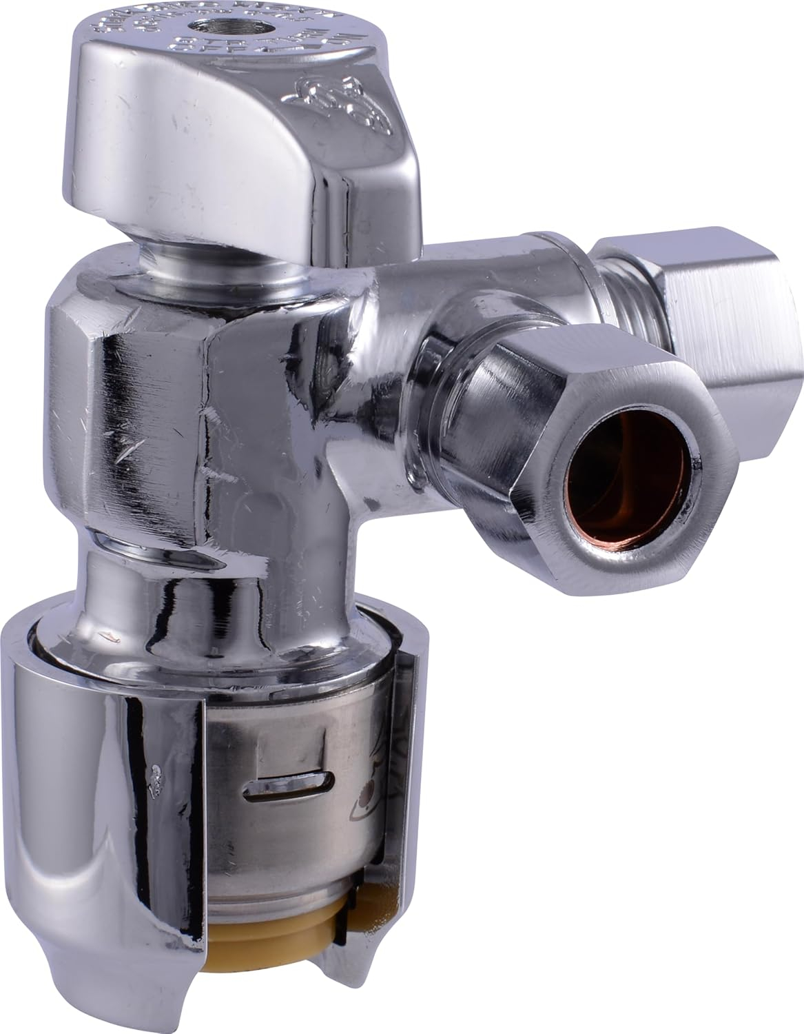 SHARKBITE 1/2x3/8x3/8 Angle Valve UR25558