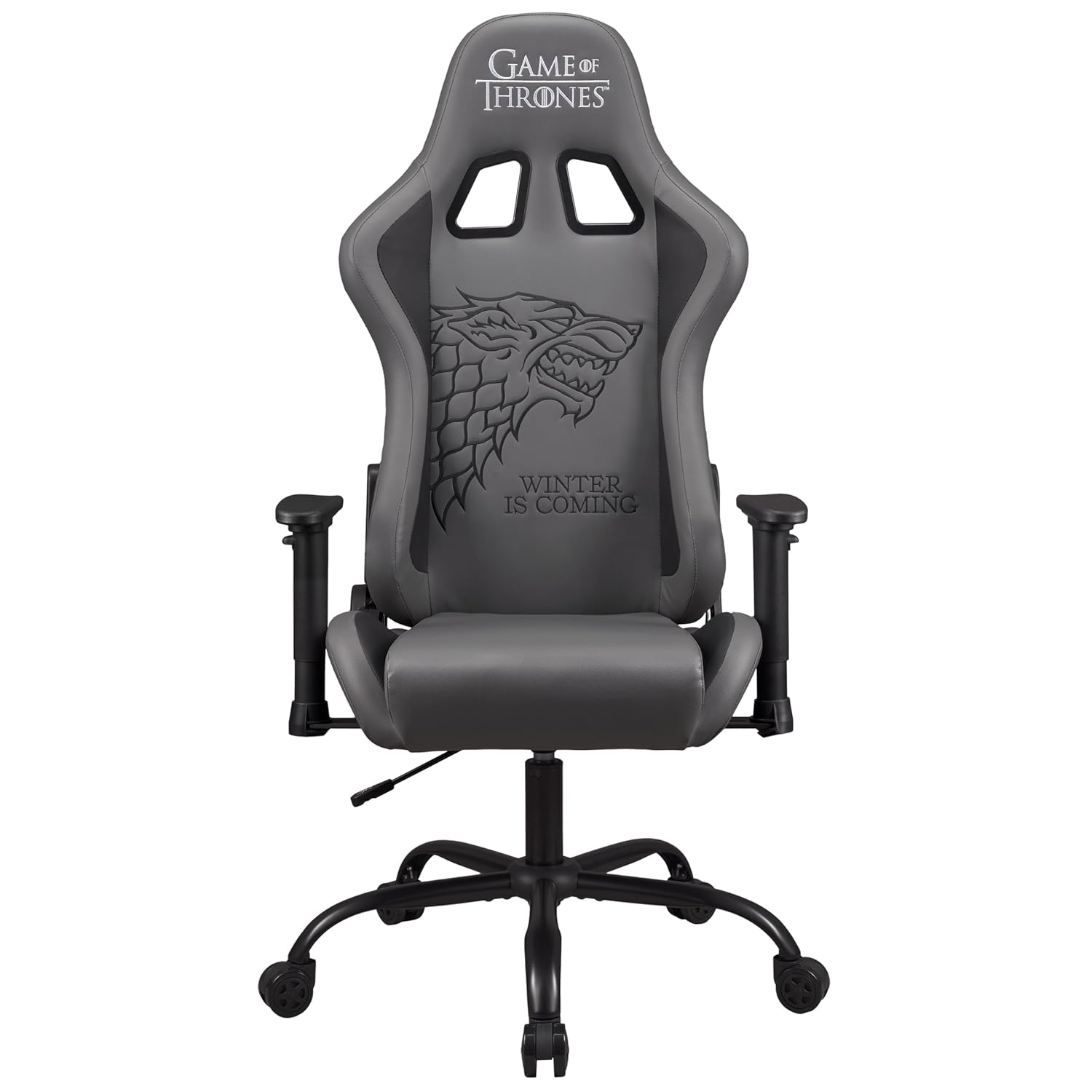 Subsonic Gaming Chair Game of Thrones, Ergonomic Office Chair for Gamer with Adjustable Armrests