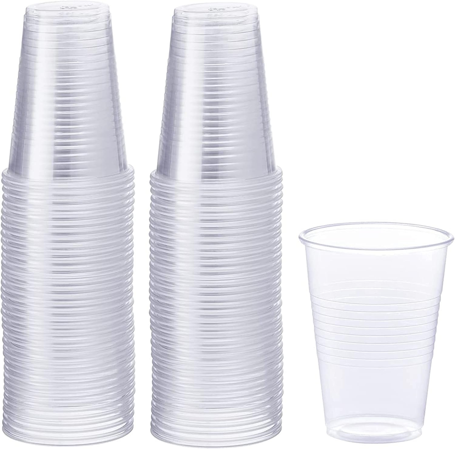 PAMI 9 Oz Clear Plastic Cups for Party Disposable Drinking Cups, 960-Pack