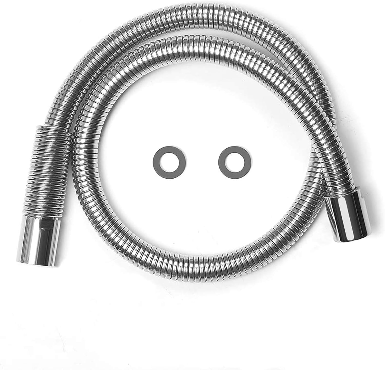 KWODE Pre-rinse Hose 38 Inch Flexible Stainless Replacement Hose for All Brand Commercial Kitchen Sink Faucet with 7/8”-20NPT Female Thread (96CM/38”)