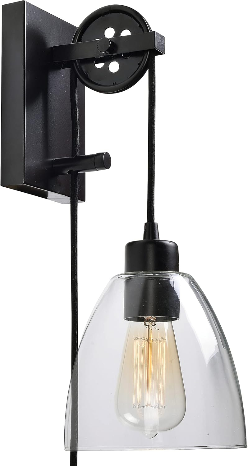 Edis 6 in. Bronze 1-Light Wall Sconce