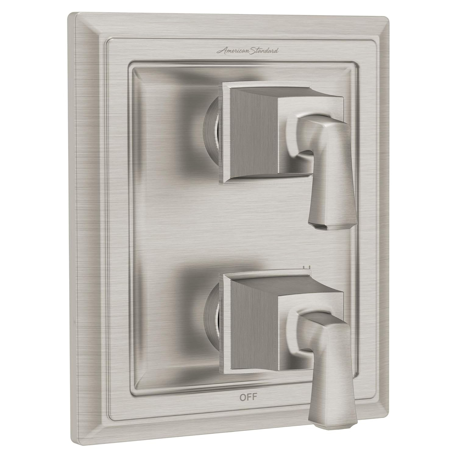 Brushed Nickel 2-Handle Integrated Shower Diverter Trim