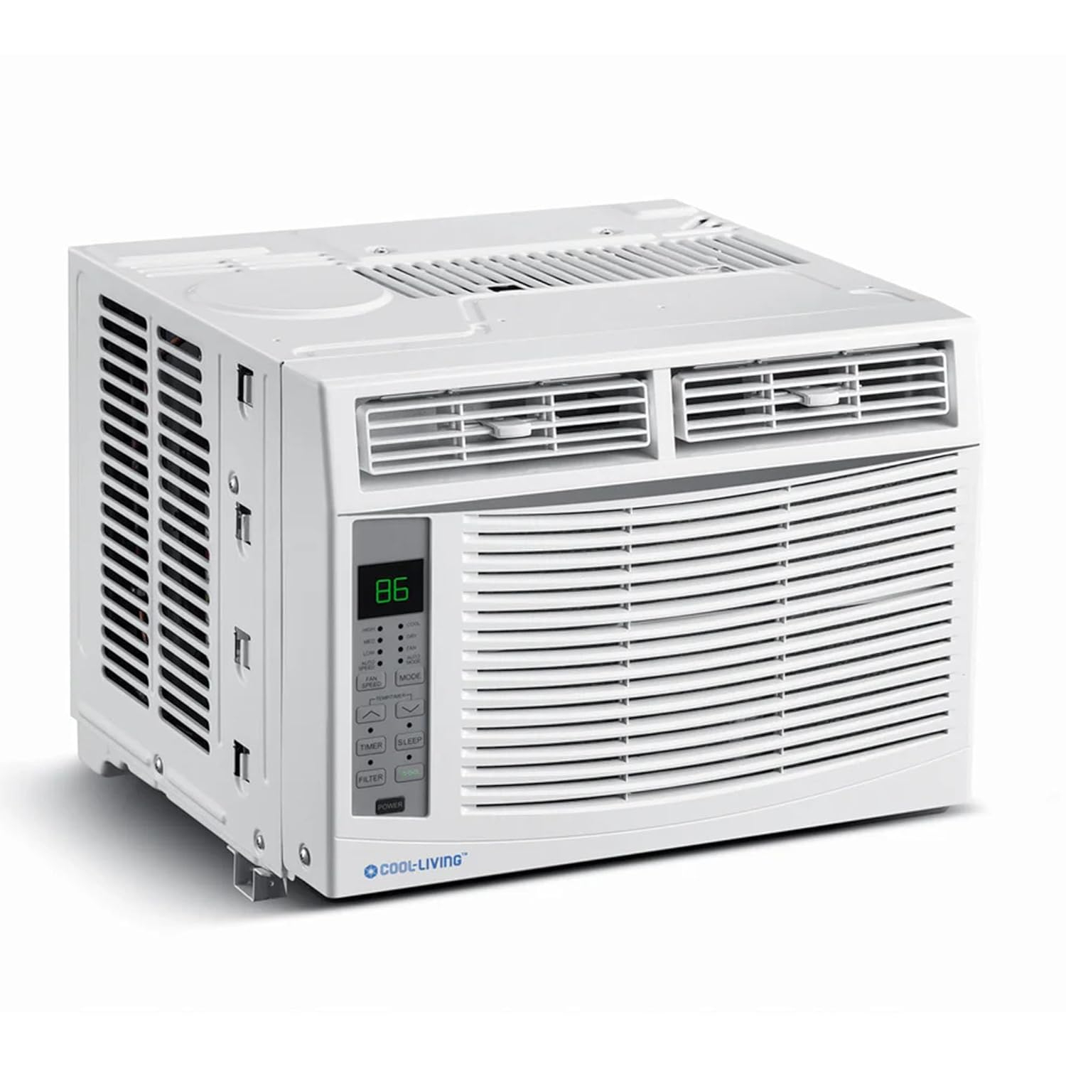 Cool-Living 6,000 BTU Window Mount Room Air Conditioner with Installation Kit