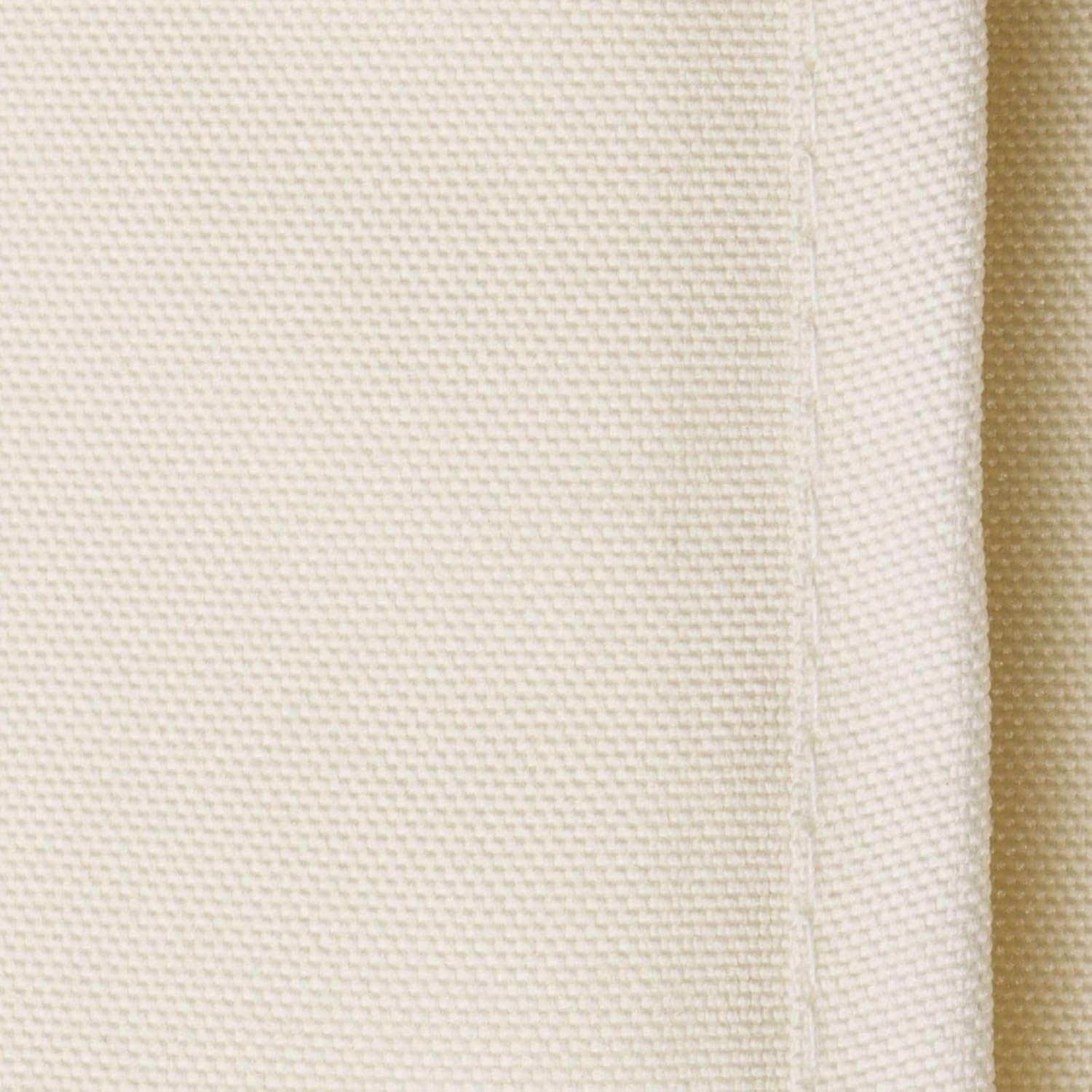 Lann's Linens Polyester Tablecloth - 90" x 156" Rectangular - Ivory