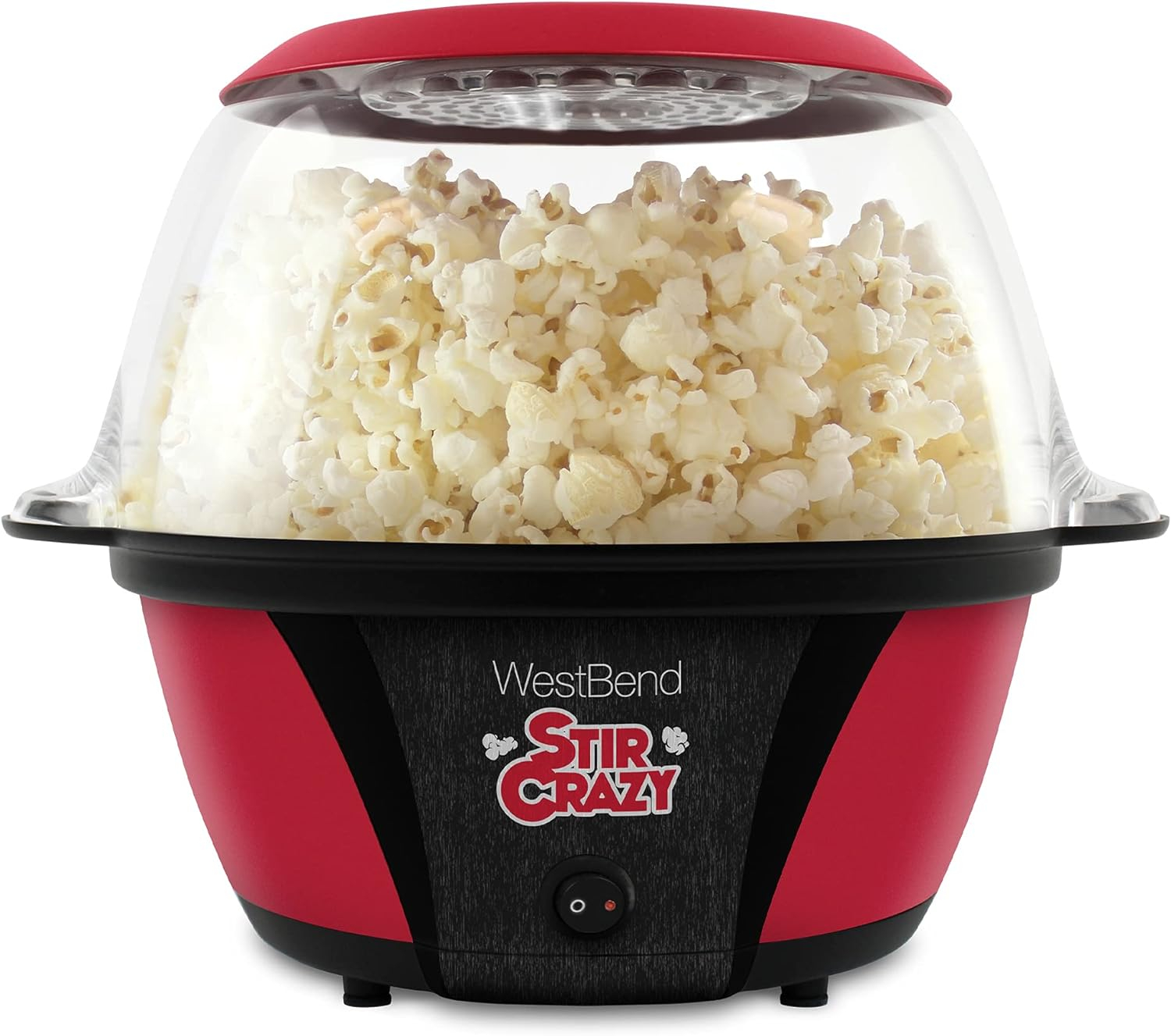West Bend 82505 Stir Crazy Popcorn Popper 6-Quart