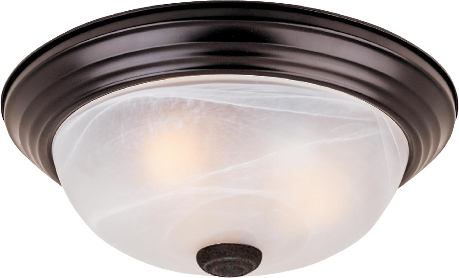 Designers Fountain 15 inch 3-Light Oil Rubbed Bronze Ceiling Flush Mount, 1257L-ORB-AL