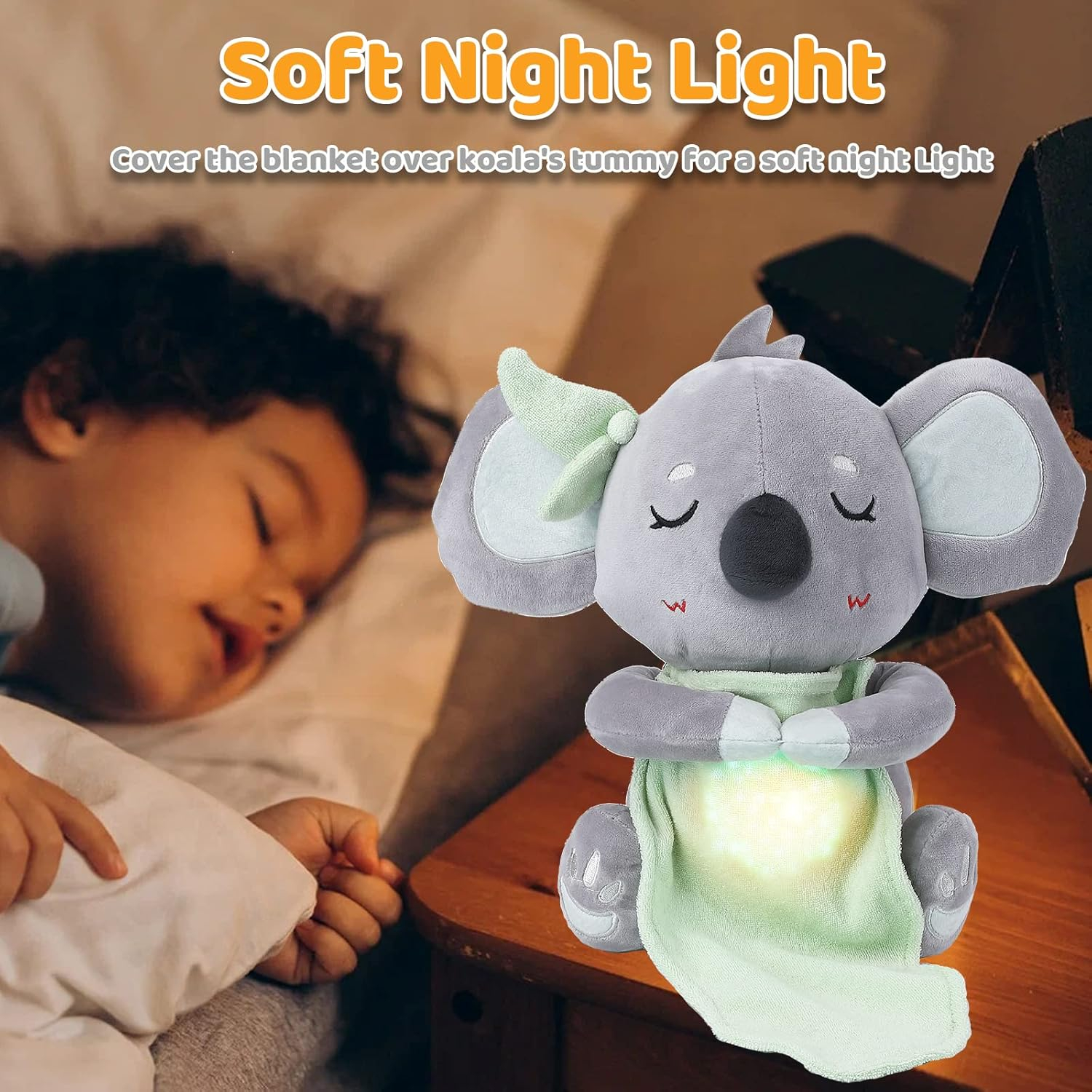 Portable Baby Soother with Projector, Night Light, 15 Lullabies, Auto-Off & Volume Control, Perfect for Newborns & Infants, Travel-Friendly