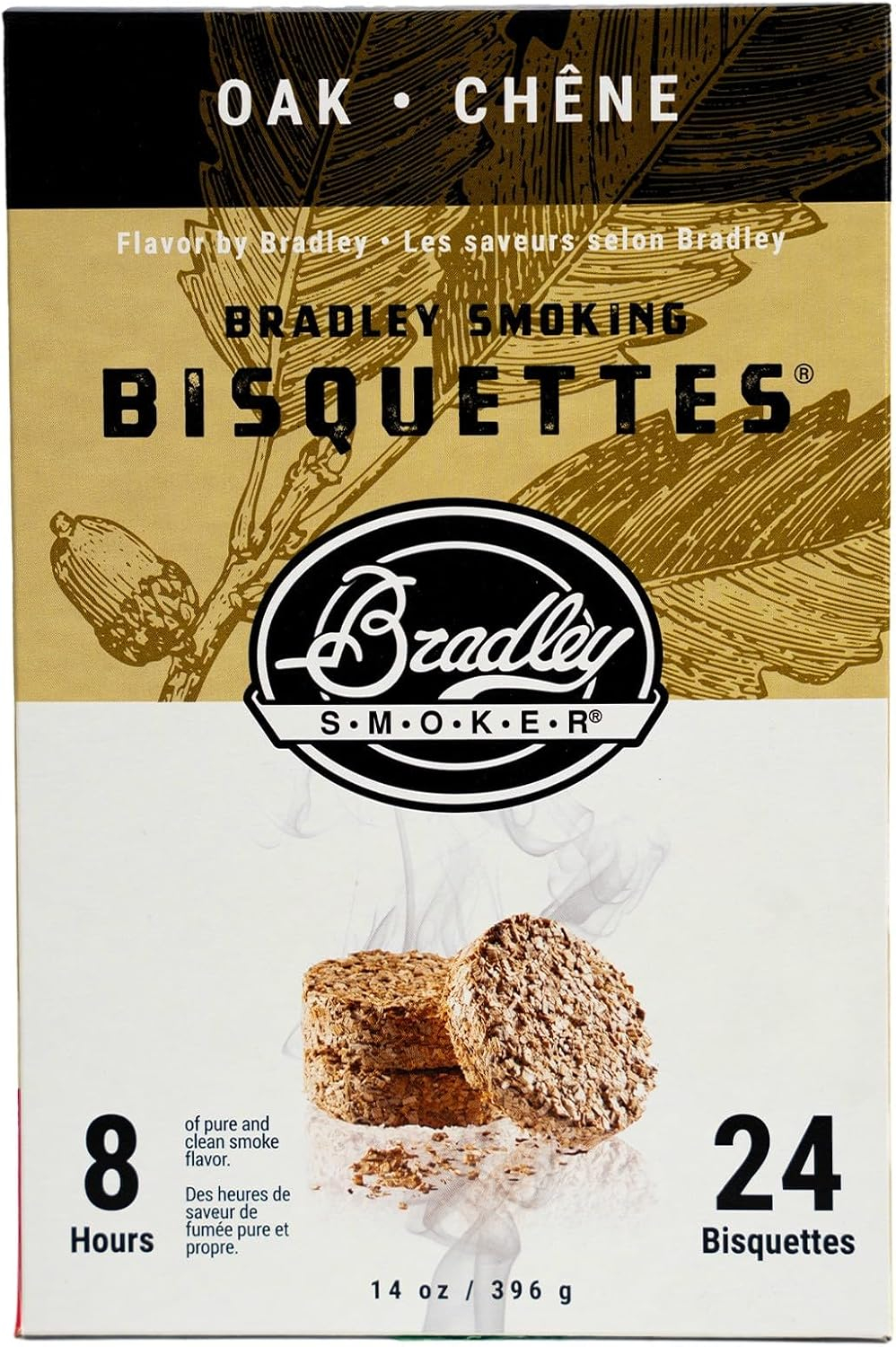 Bradley Oak Flavor Smoking Bisquettes for BBQ and Smoker