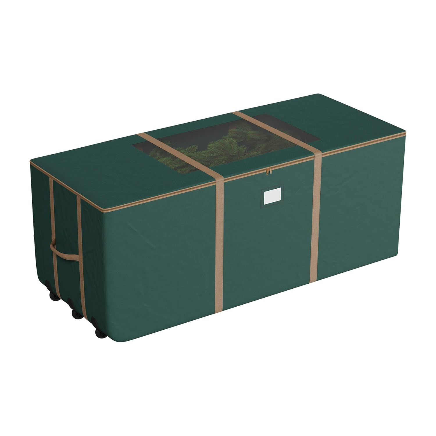 Green Extra Large Rolling Christmas Tree Storage Bag