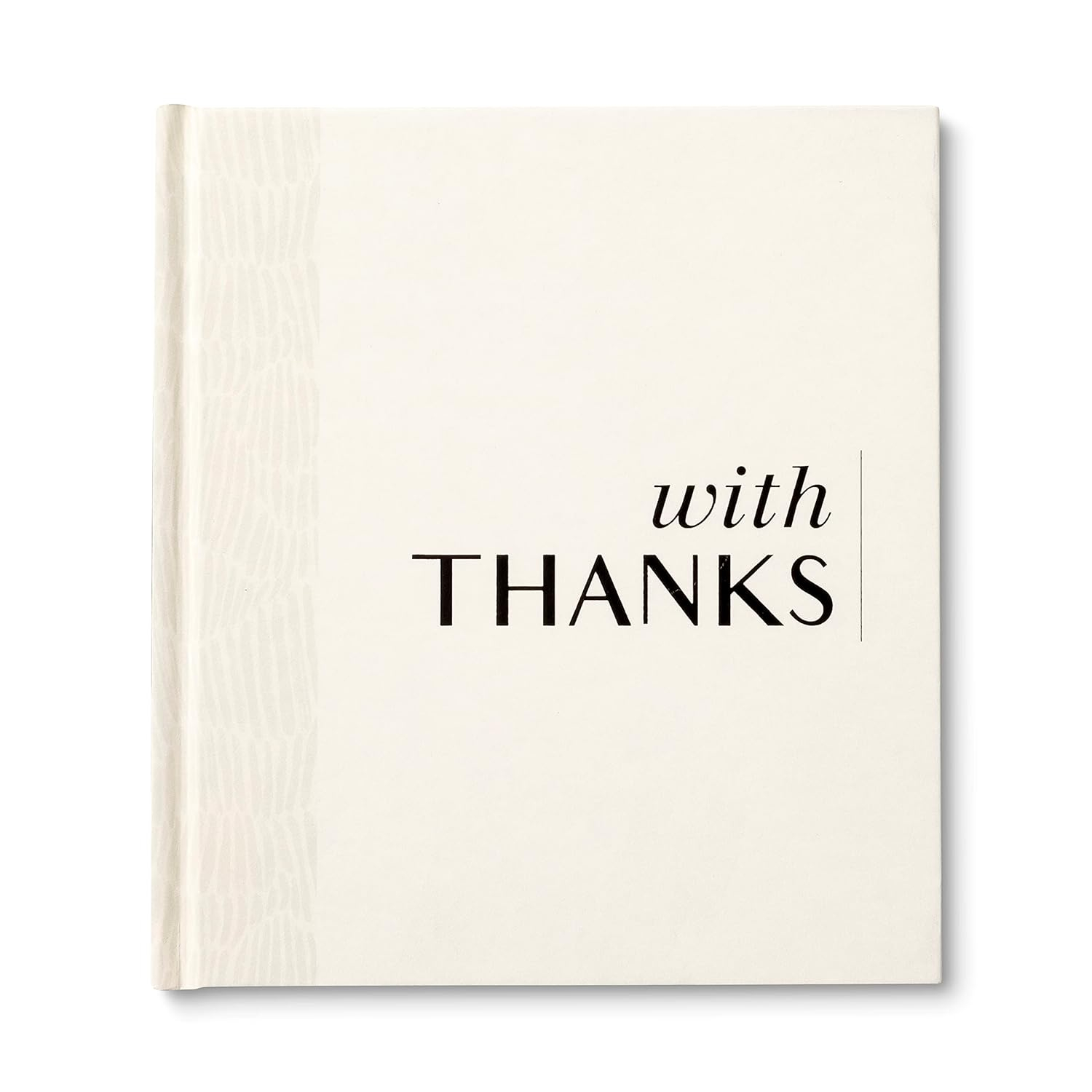 Elegant White Hardcover Self-Help Gratitude Book