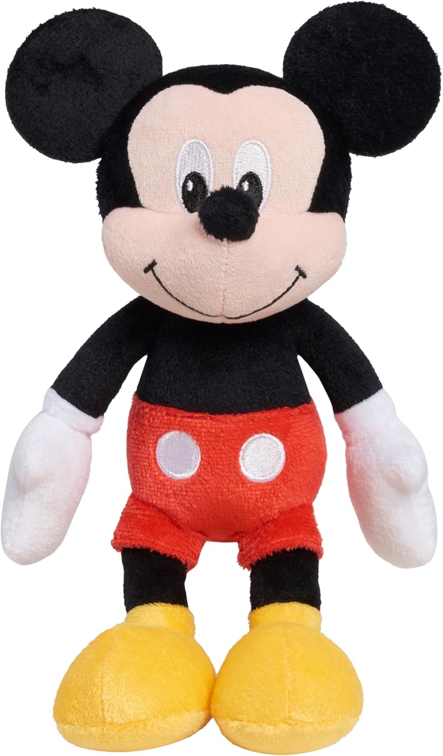 Disney Mickey Mouse Plush Toy with Red Shorts and Yellow Shoes