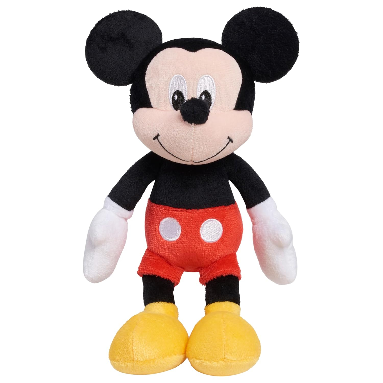 Disney Mickey Mouse Plush Toy with Red Shorts and Yellow Shoes