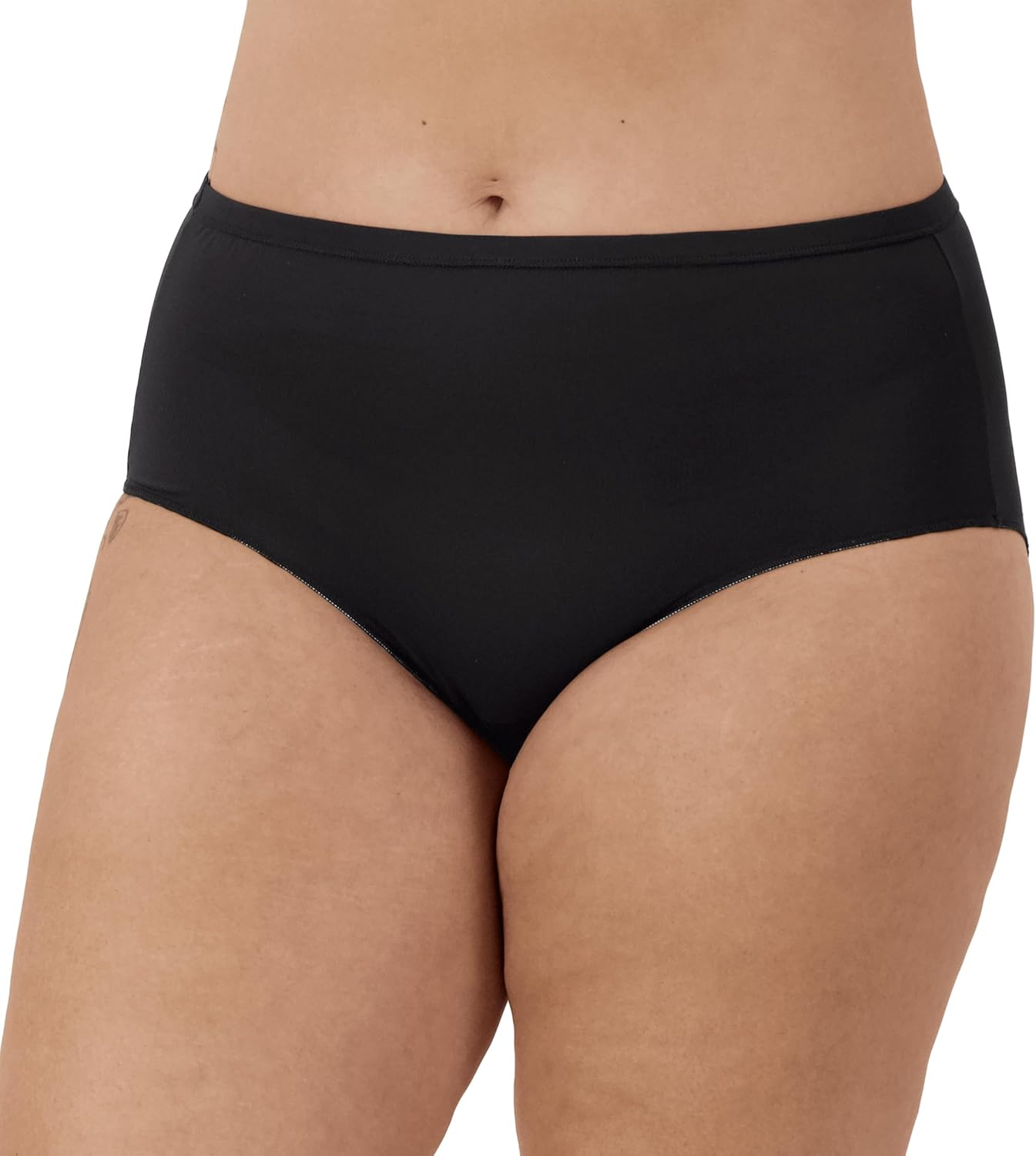 Hanes Just My Size Women's Breathable Mesh Brief Underwear, 5-Pack