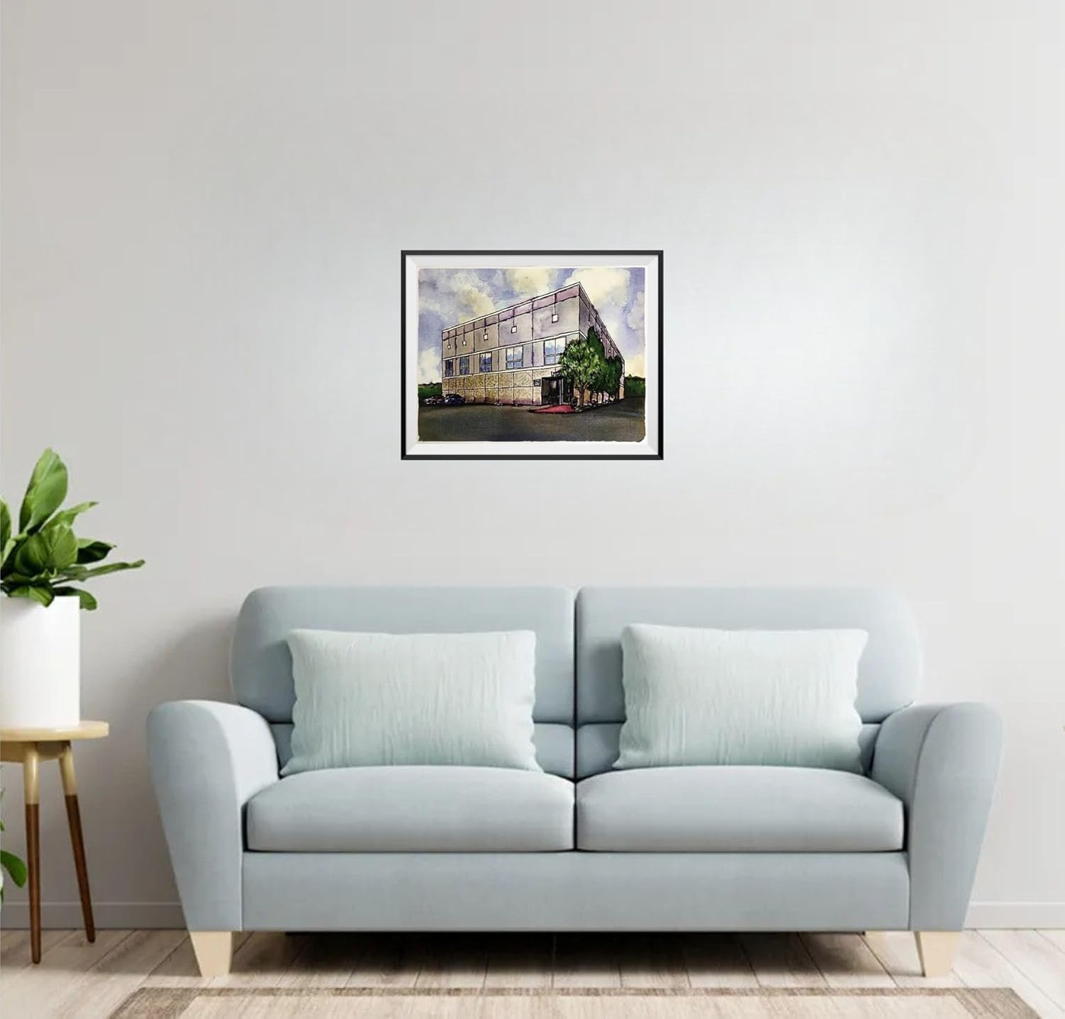 Pam Beesly Dunder Mifflin Watercolor Painting Poster 11 x 17
