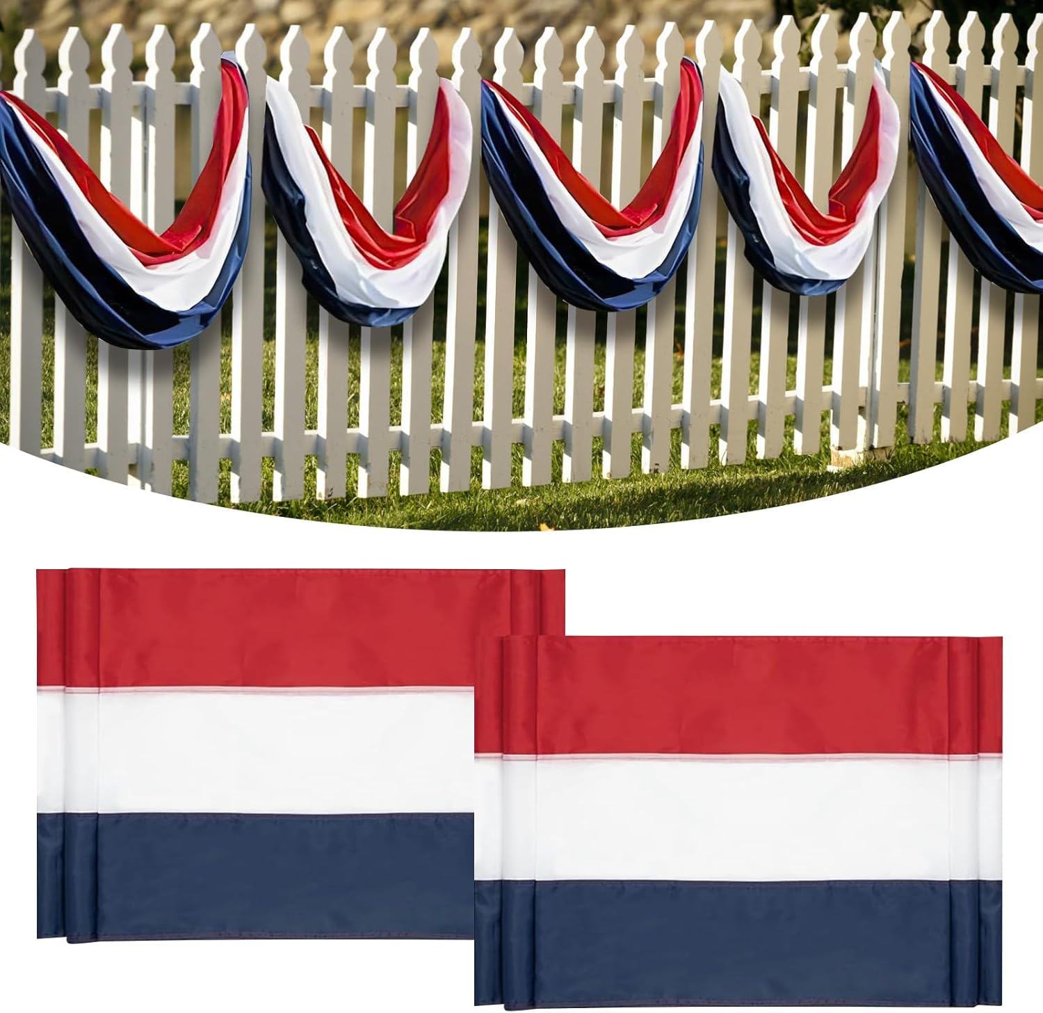 Winston Brands Double Sided 6'' H x 20'' W Nylon Bunting