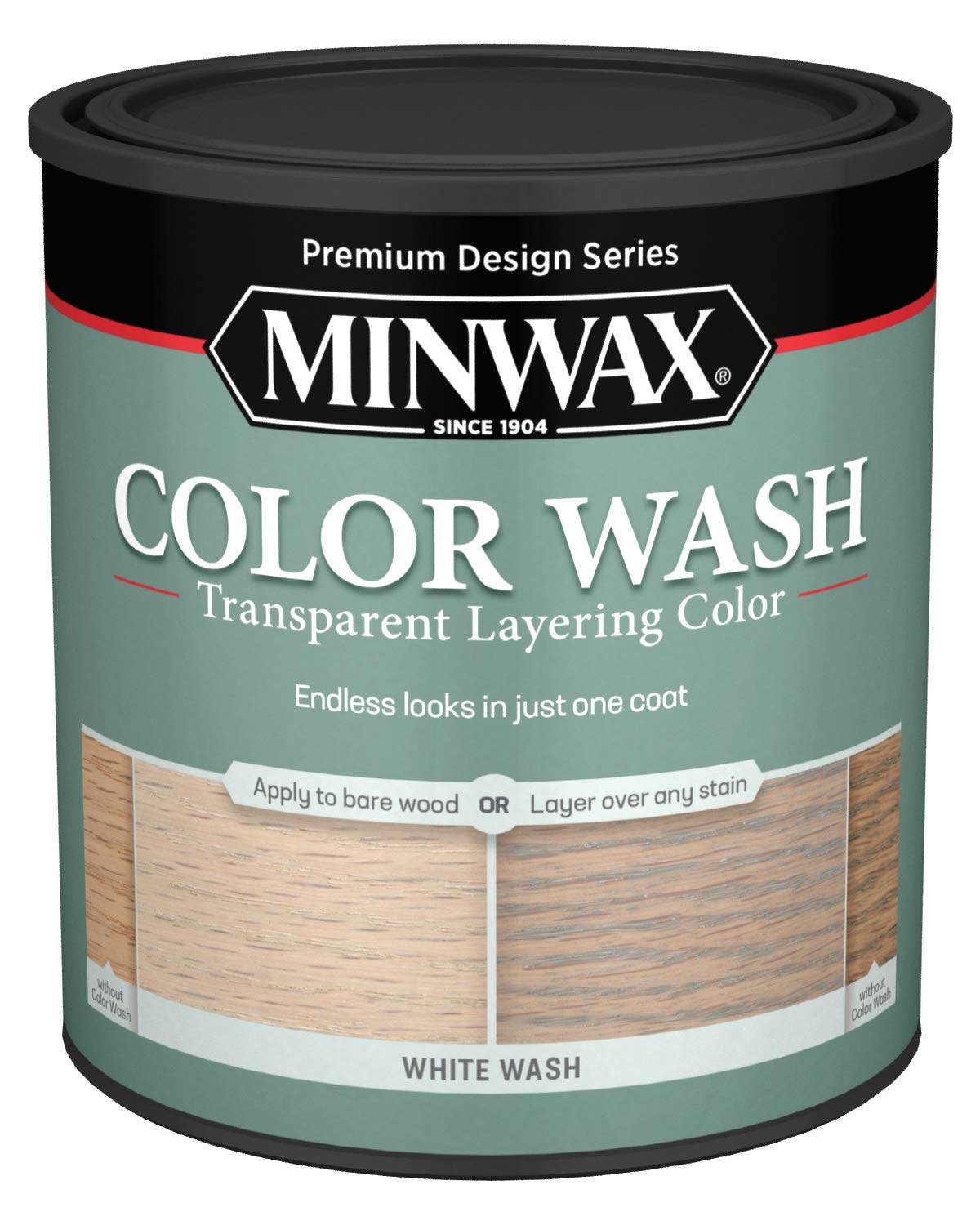 Minwax 1 Quart Transparent White Wash Water-Based Wood Stain
