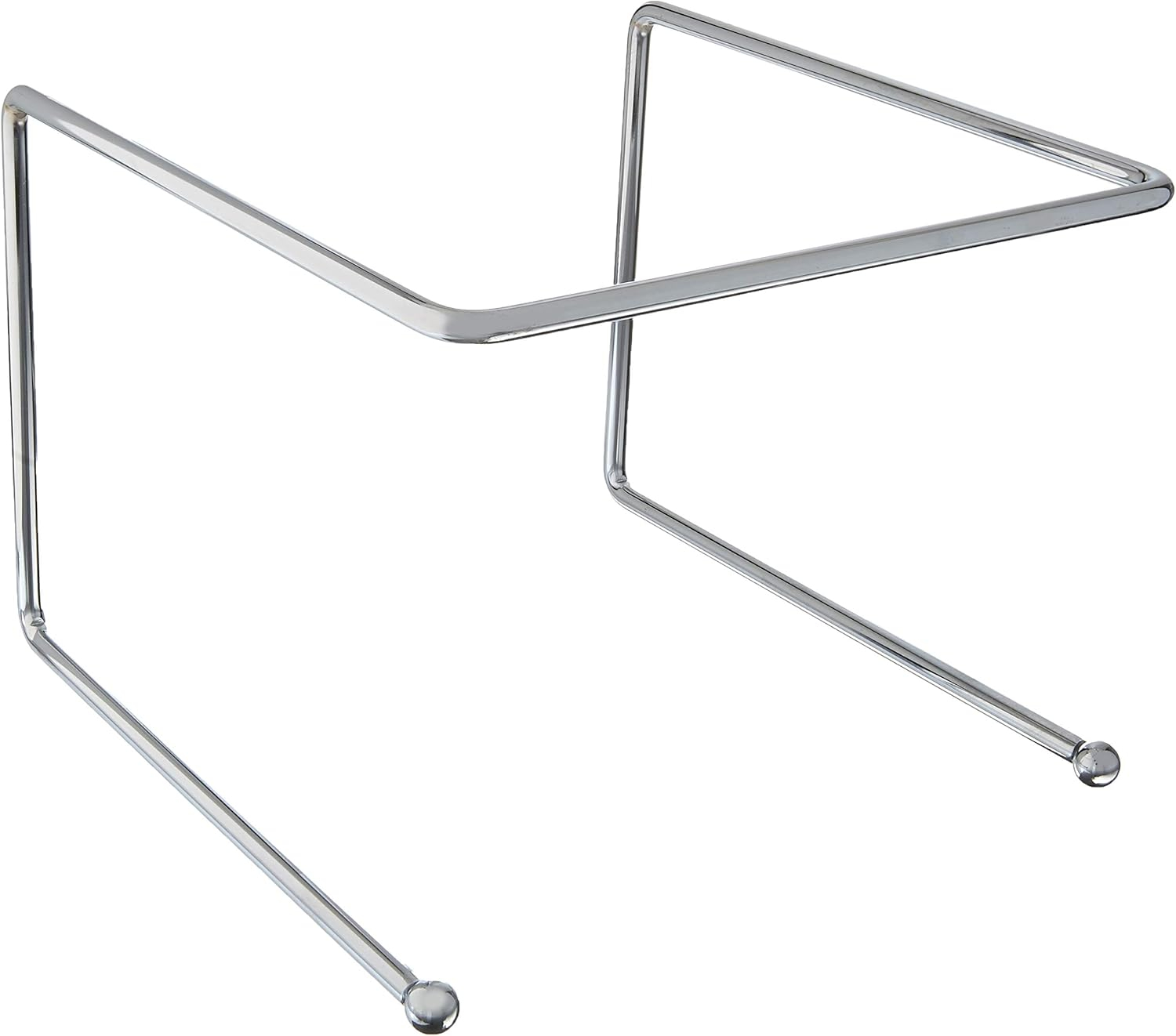 Chrome Plated Aluminum Universal Pizza Stand, 7" x 8" x 9"