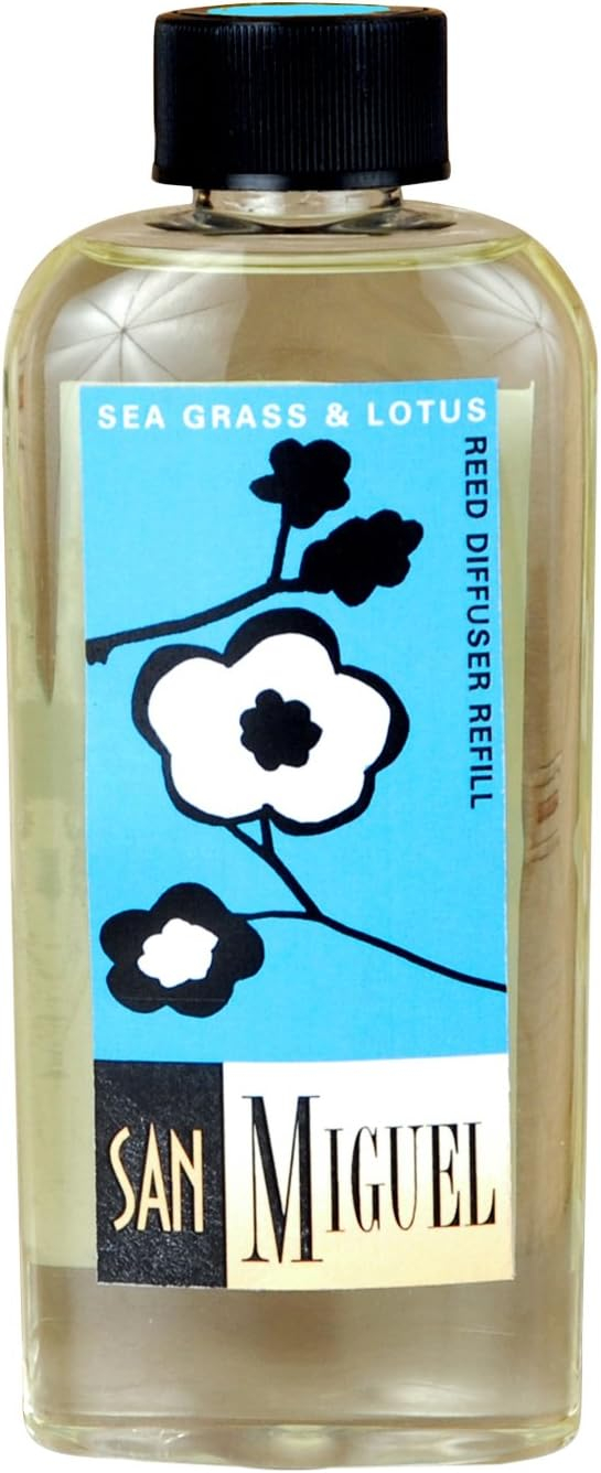 San Miguel Sea Grass & Lotus Reed Diffuser Refill, 6oz