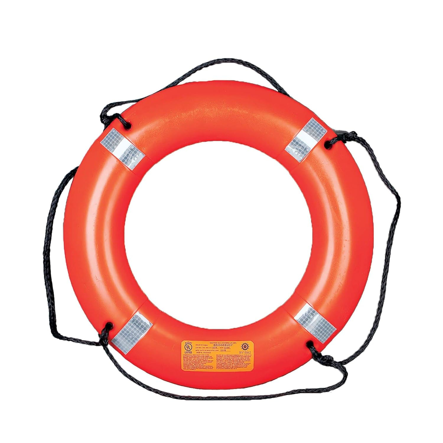 Mustang 30" Ring Buoy w/Reflective Tape
