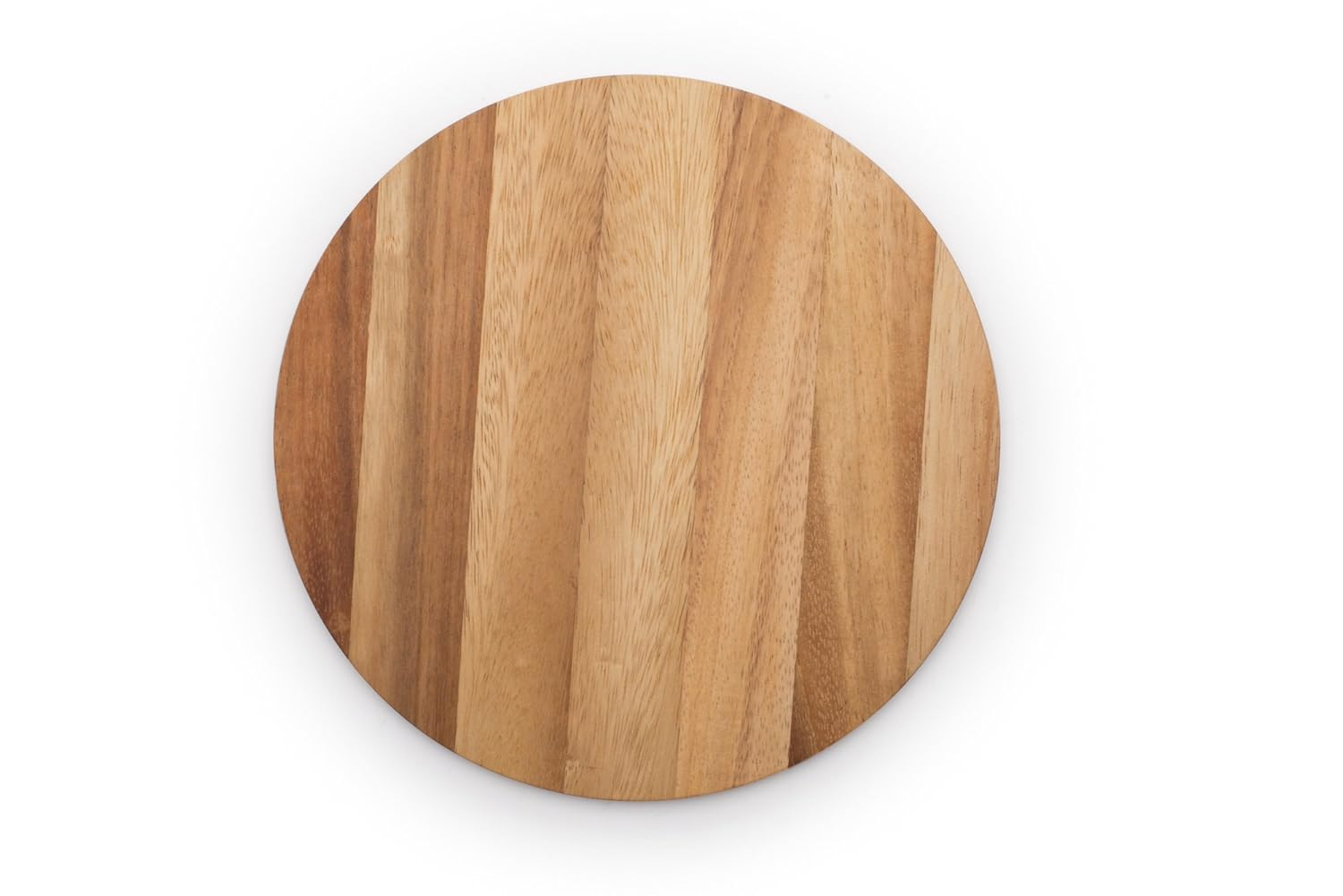 Ironwood Gourmet Multi-Use Circle Serving Board, Acacia Wood, 9 Inch Diameter Round Cutting Board