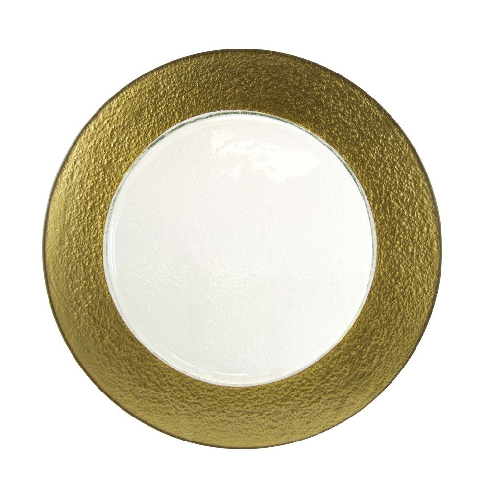 Ten Strawberry Street Colored Rim 13" Charger (Set of 6)